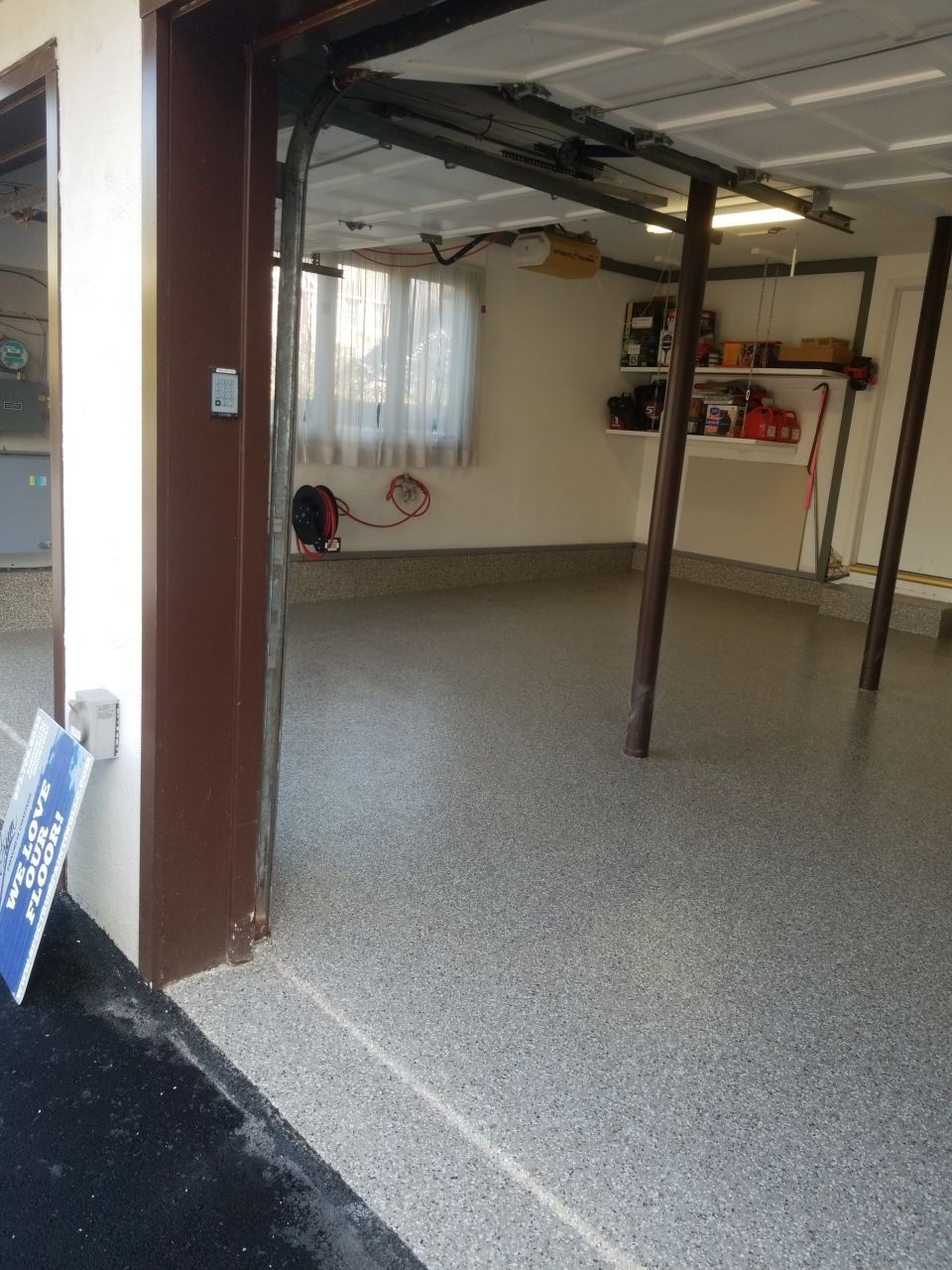 Garage Floor Coating using Penntek in Pebble Beach by Spectrum Painting, LLC