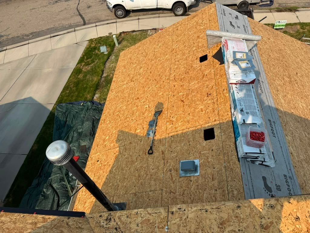 Residential Roof Replacement and Decking Repair in Boise, Idaho by Olive Roofing