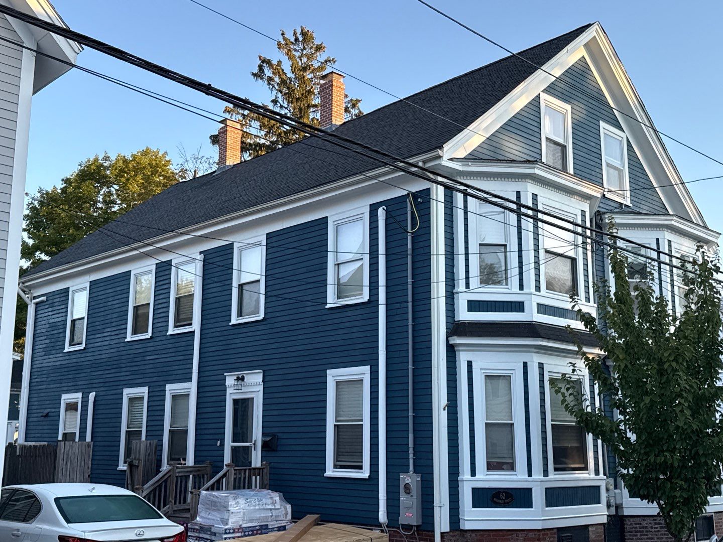 Half Roof Replacement for Solar Installation – Townhouse with New Plywood Decking by Sensible Home Solutions