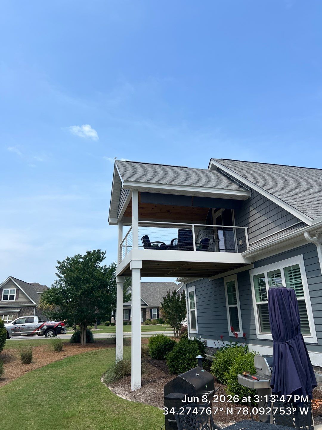 Two-Story Deck & Elevated Porch Construction - Enclosed Porch -Local General Contractor Leland, NC by RGR Construction and Roofing, LLC