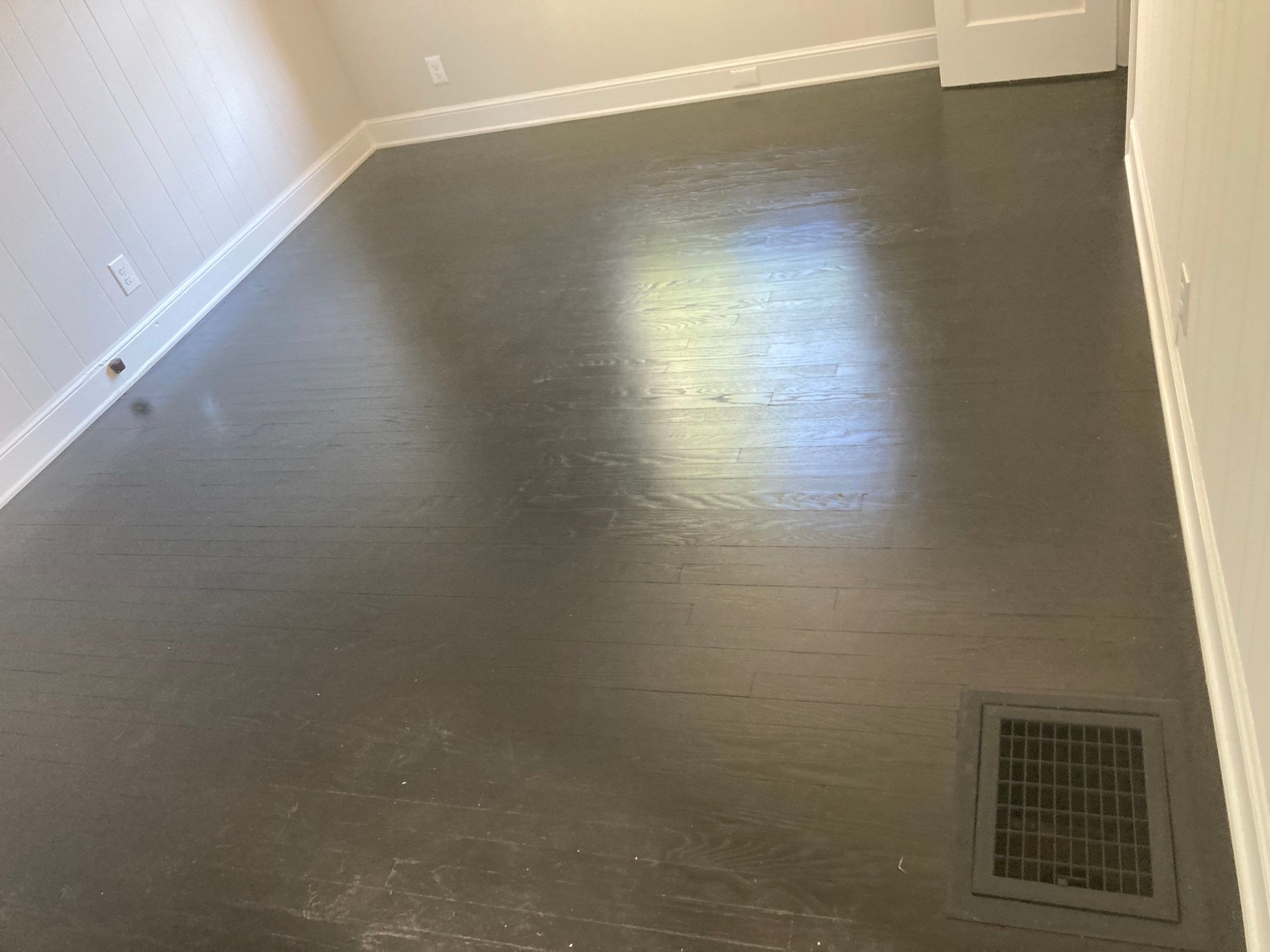 Hardwood floor refinish/restore by Footprints Floors of Nashville
