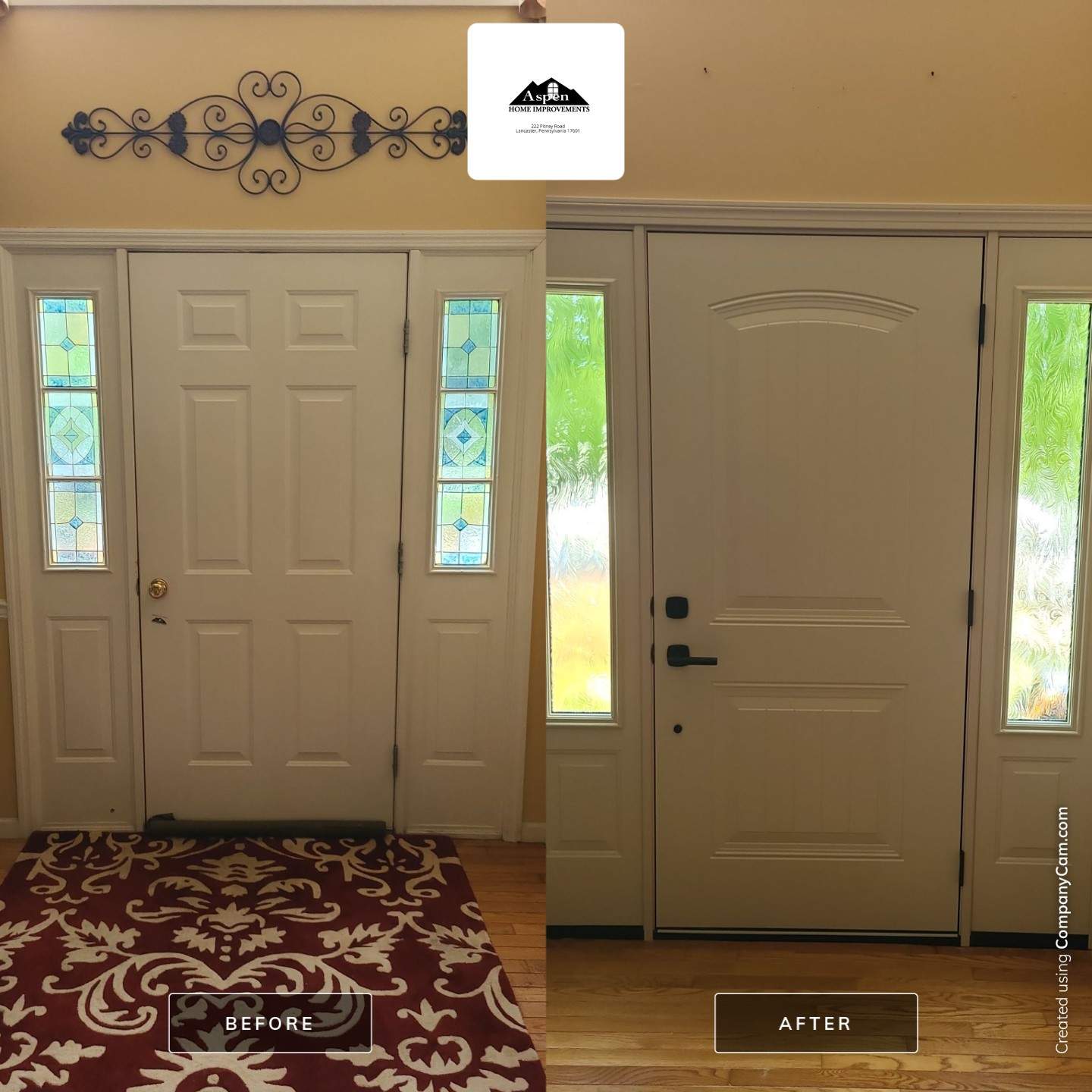 Provia Entry Door and Storm Door by Aspen Home Improvements