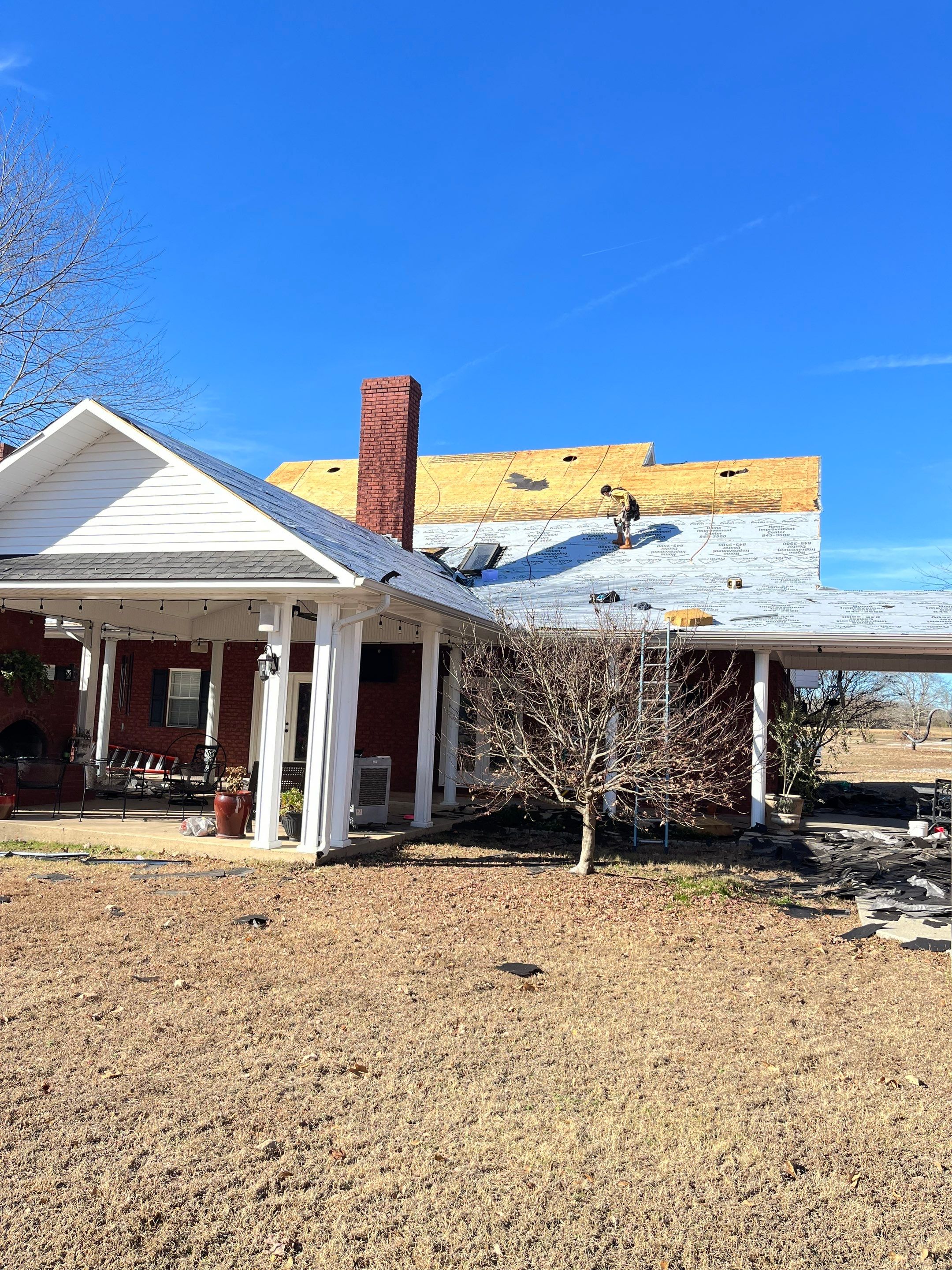 Residential Roofing Repair using CertainTeed XT25: Moire Black by Hostetler Roofing