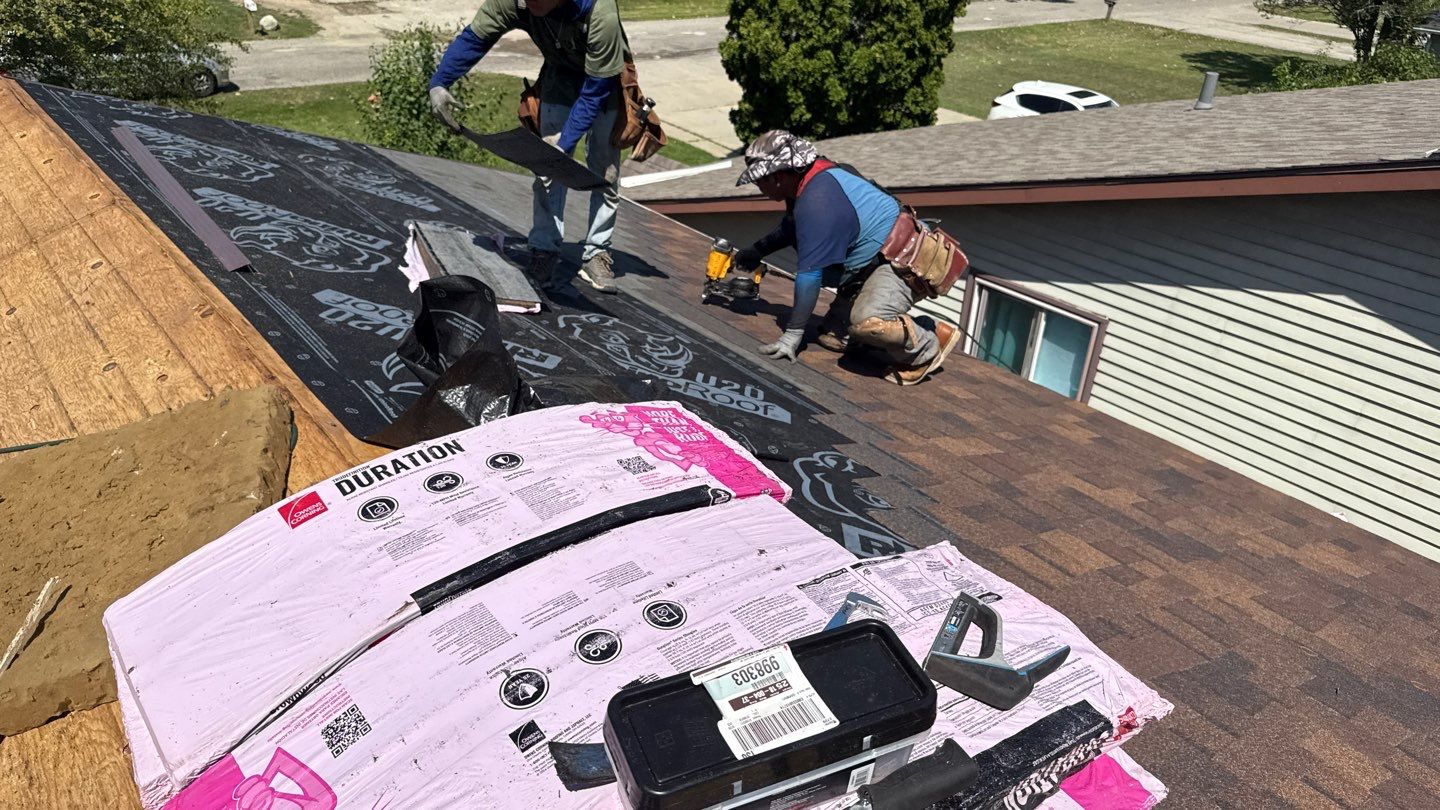 Roof Replacement using Owens Corning Brownwood by 180 Contractors