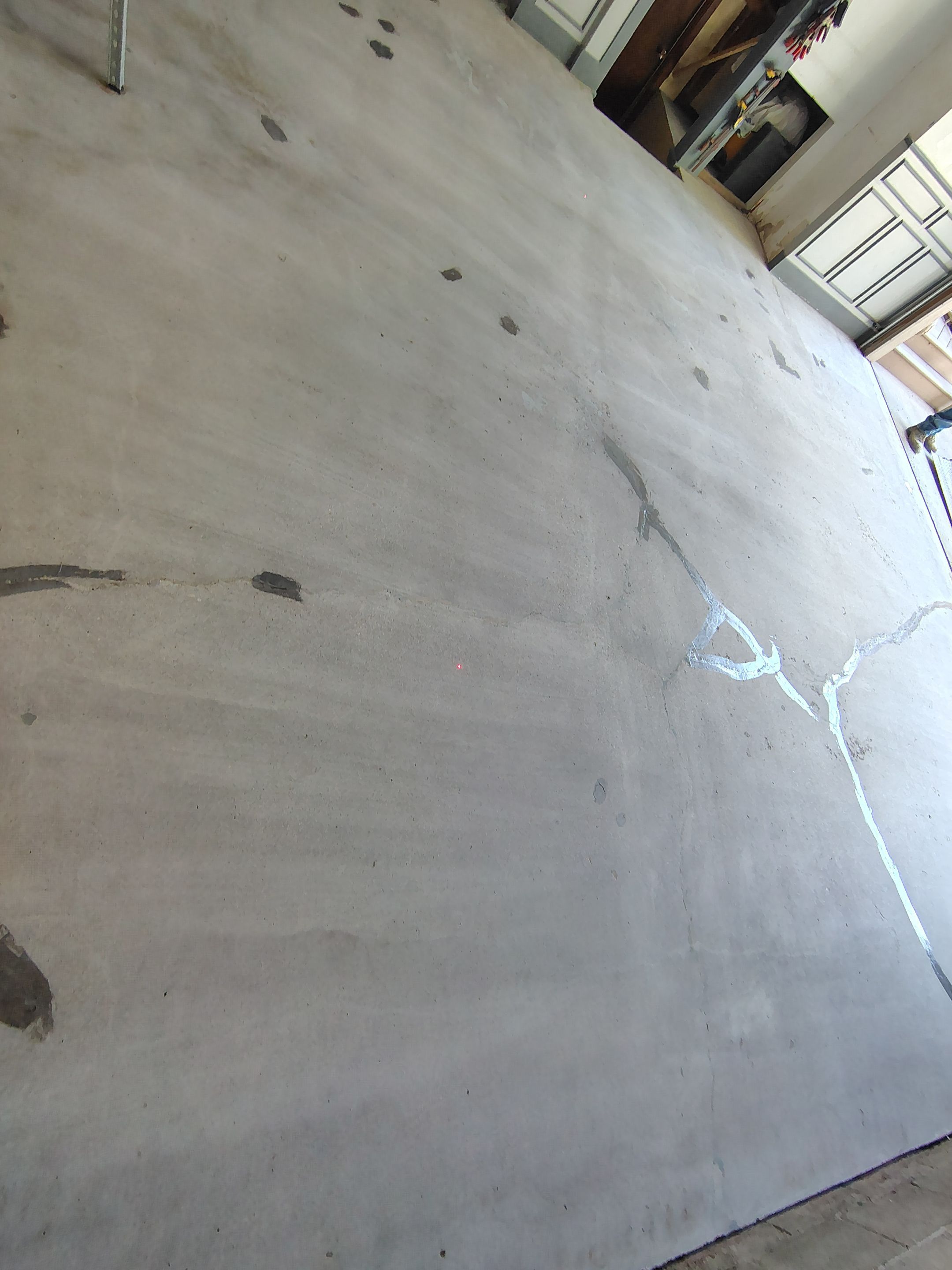 Nightfall Decorative Chip Garage Floor Coating in Luverne, Minnesota by Select Painting, Coatings & Garage Cabinets
