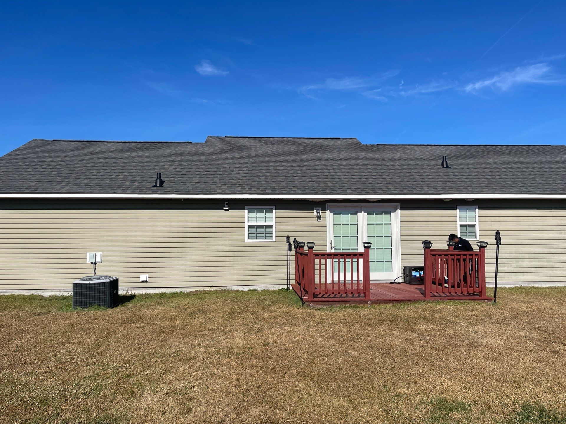 Roof Replacement using CertainTeed Shadow Hip & Ridge Driftwood by RGR Construction and Roofing, LLC
