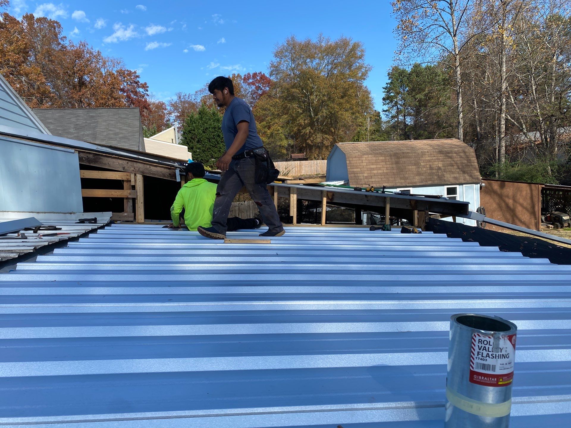 Metal Roofing Project in Marietta by Capital City Roofing