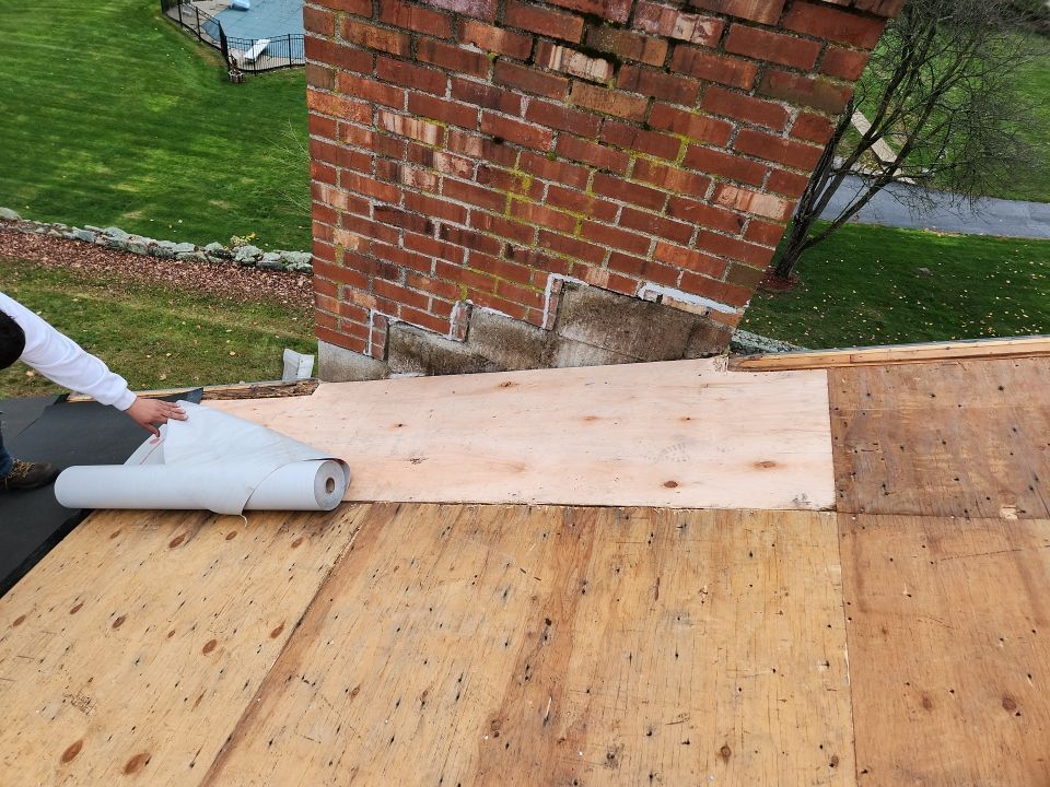 Residential Roofing Installation using Owens Corning TruDefinition Onyx Black by A Plus Exterior