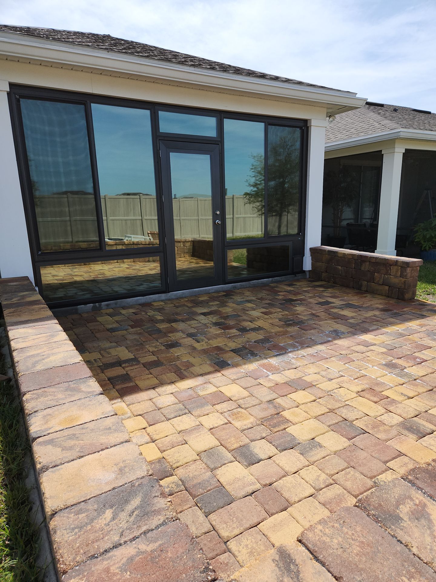 paver patio using Concrete Sealant by DuraSeal