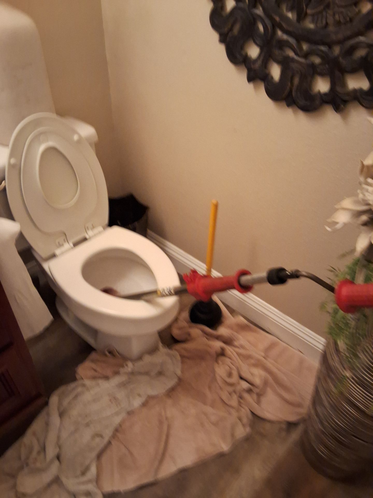 Check Water Pressure & Unclog Toilet by P&M Plumbing Inc.