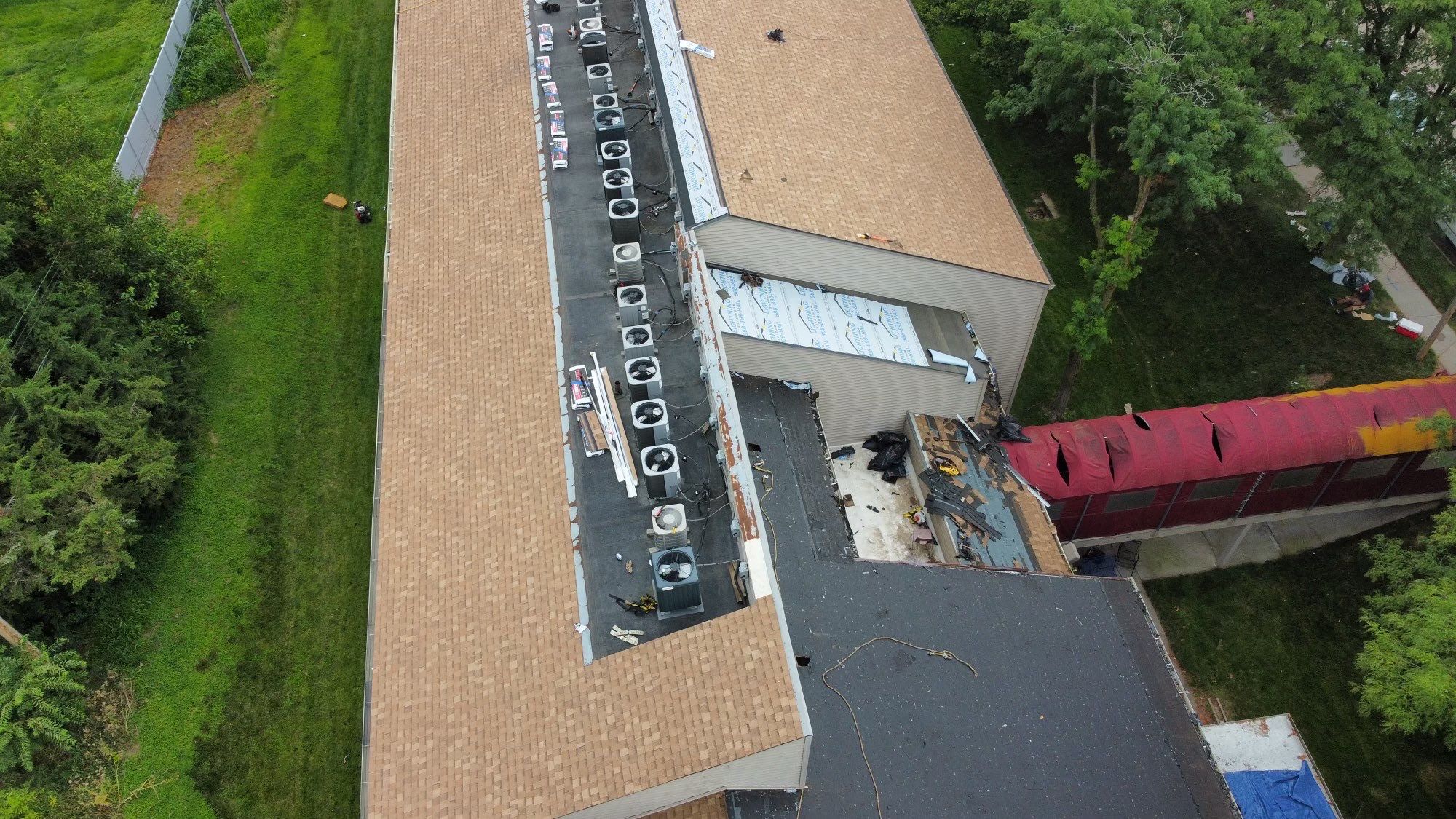 Lightning Commercial Restoration using Tamko Titan by Lightning Exteriors