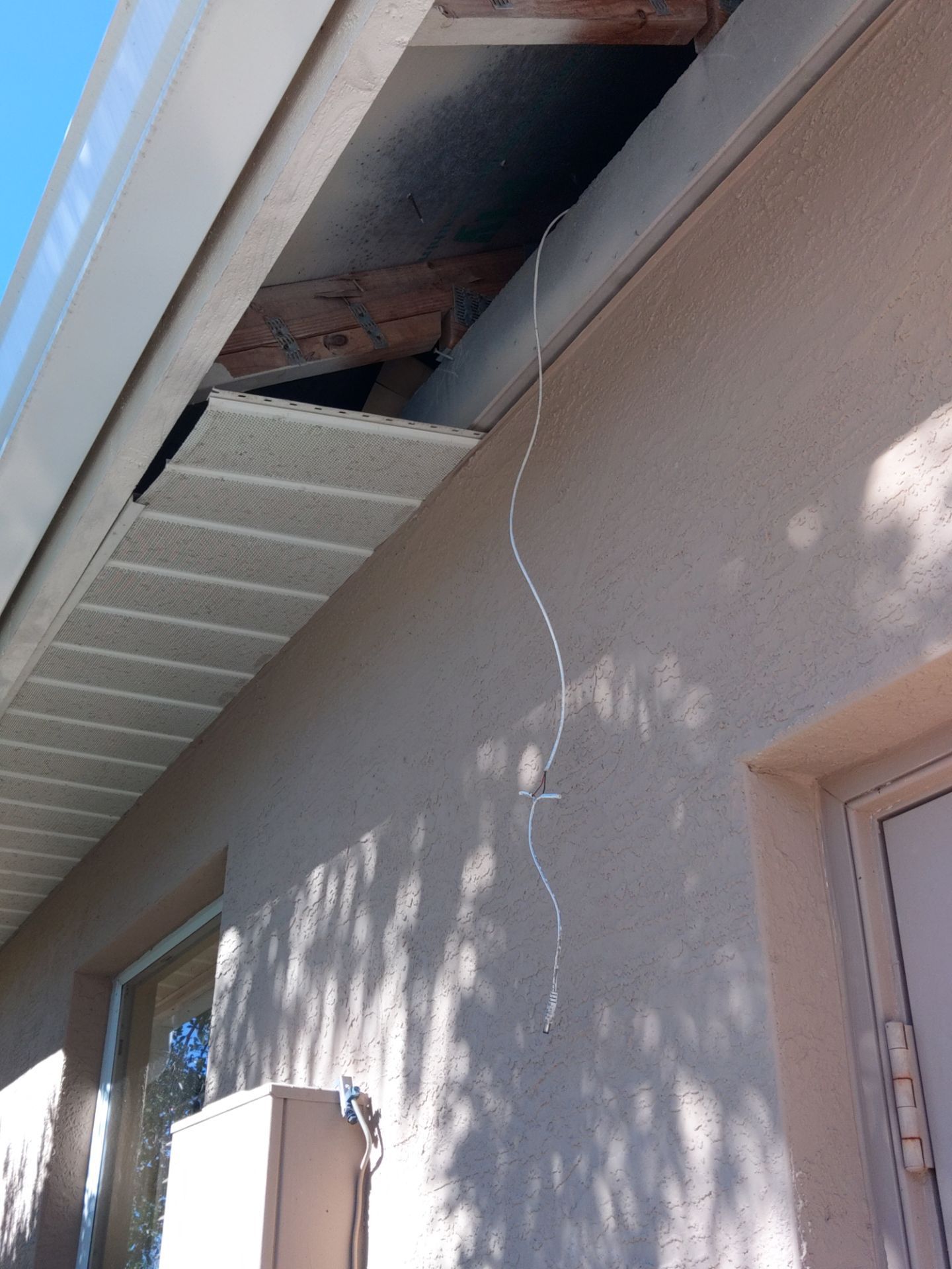 White Soffit and Fascia Installation for Coastal Homes in Sarasota FL by Gutter Professors