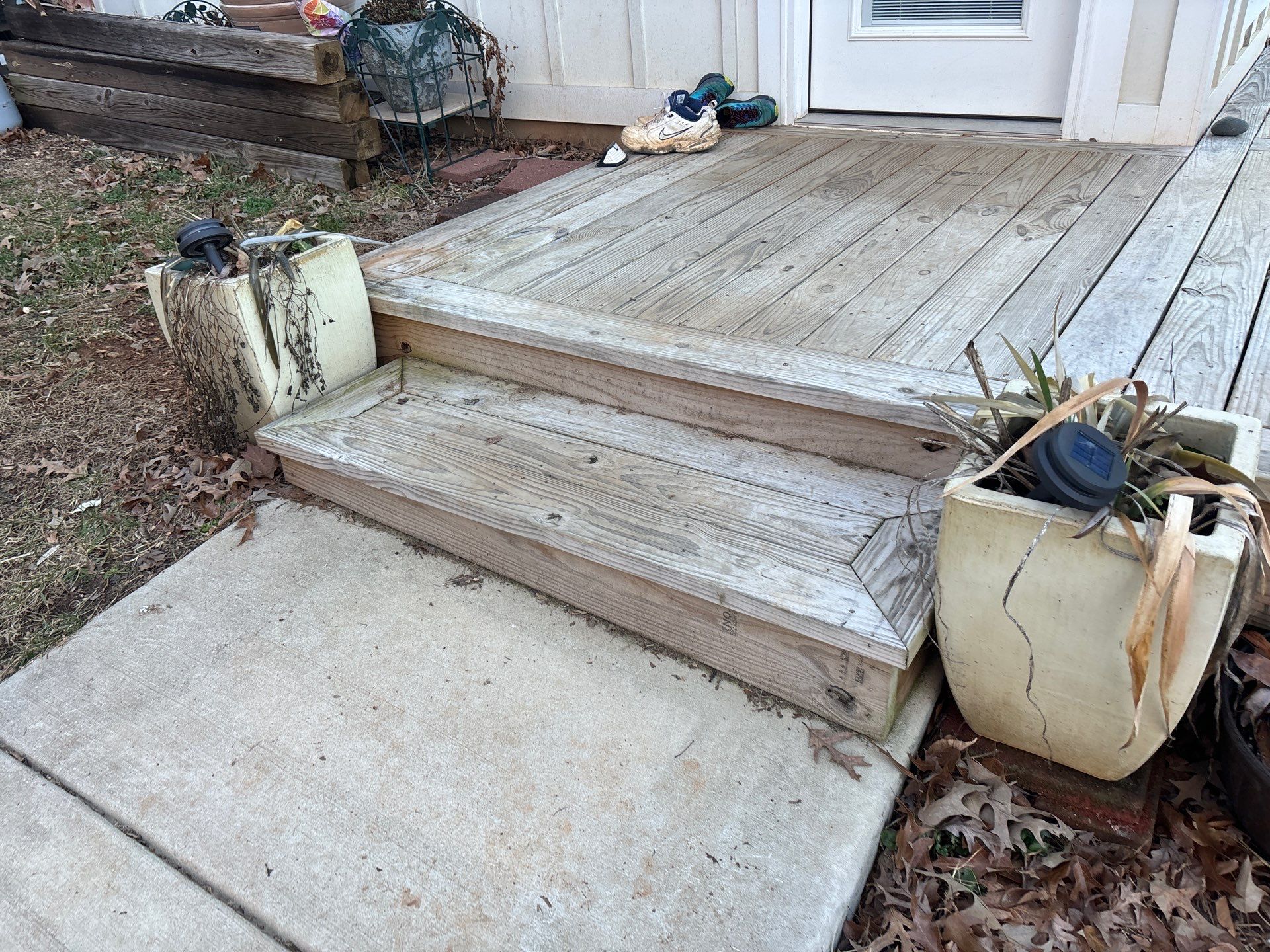 Weathered Deck using Wood Sealant by DuraSeal