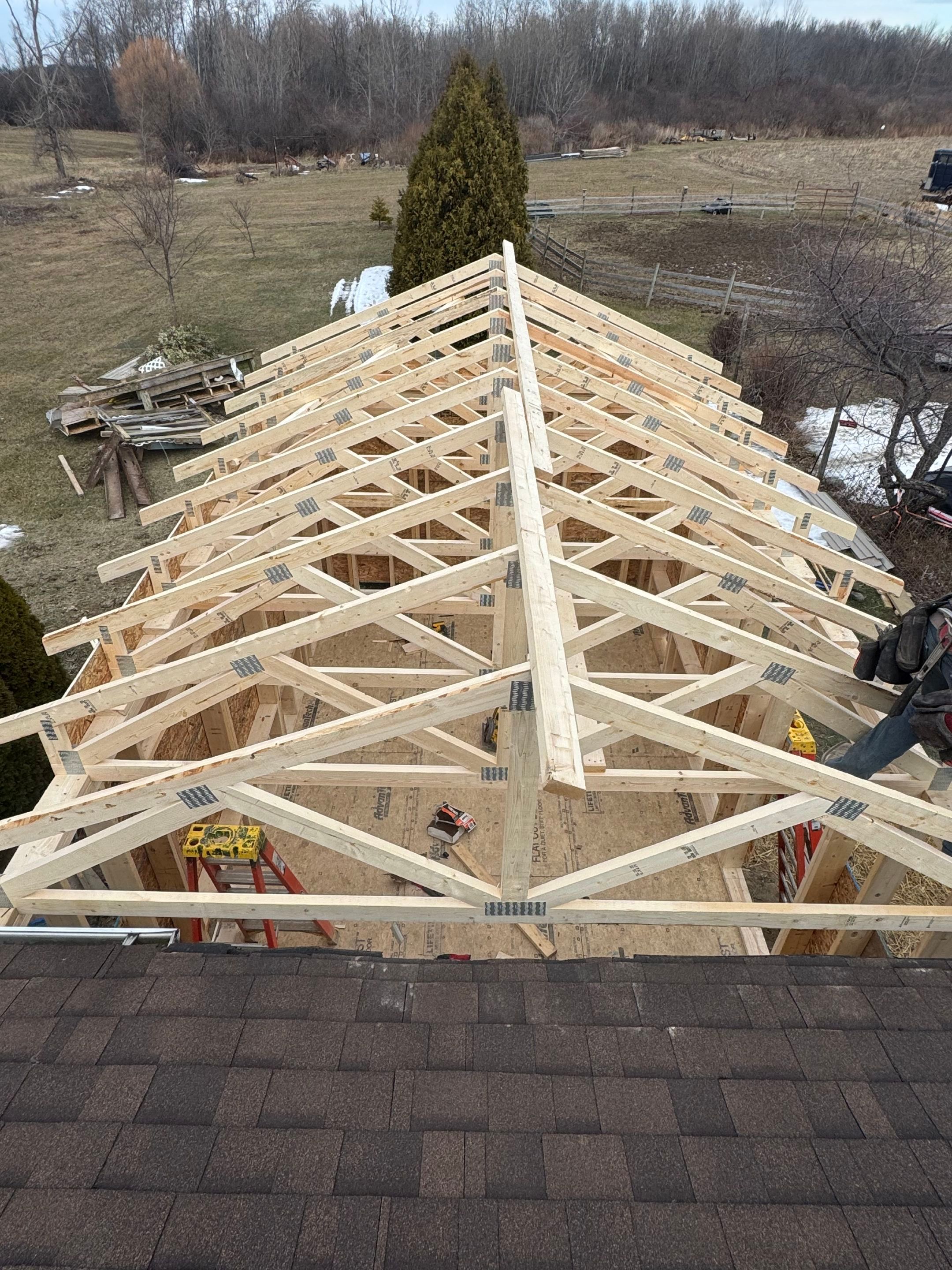 House addition and reroof by Horst Custom Homes 