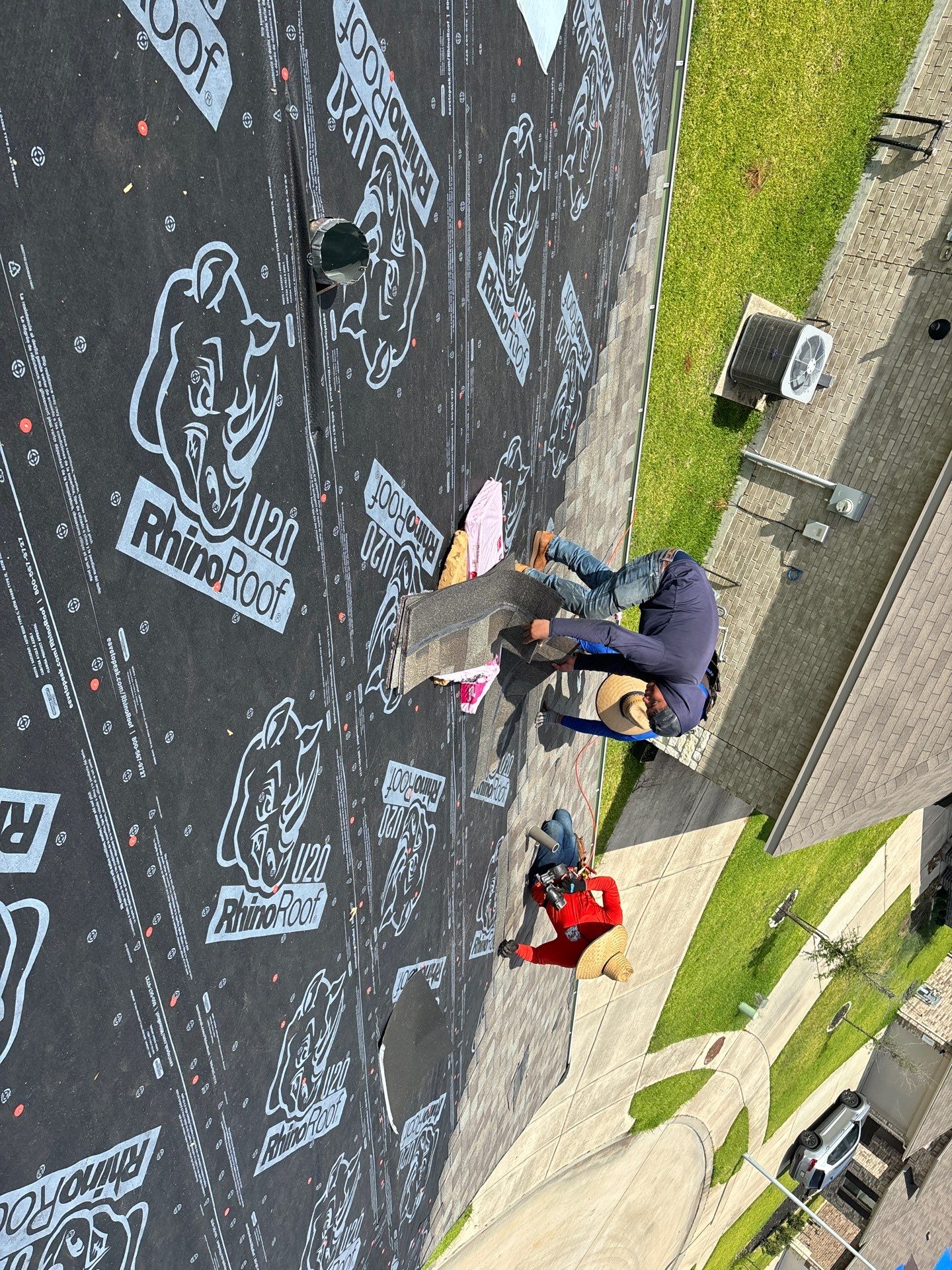 Residential Roofing Installation using Owen's Corning Duration (Lifetime) Shingles by Roof Repair Company