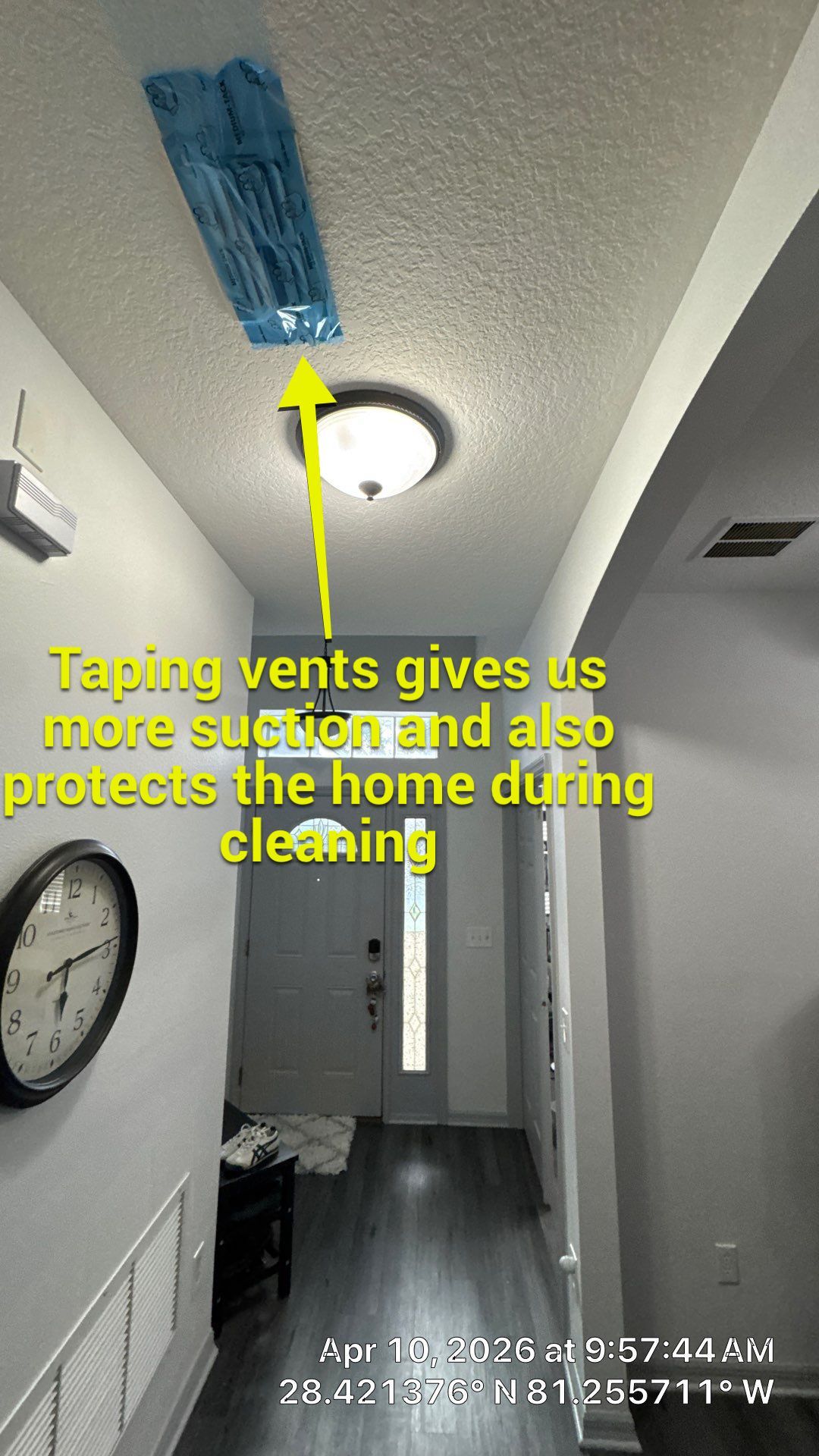 Air Duct Bath Fan Exhaust Cleaning in Orlando by Hygienic Air, Inc