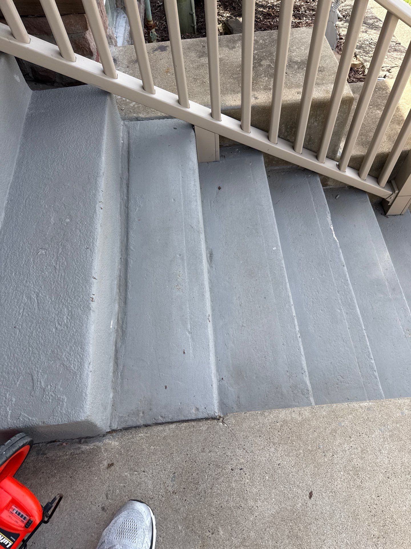 Porch & Steps Project in Manor by Floors in a Day, Inc