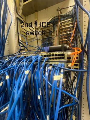 Structured cabling installation by CimaSolutions
