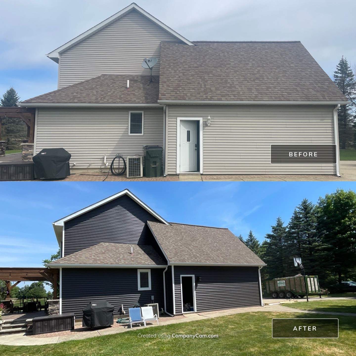 Siding Replacement using Certainteed Restoration Classic D4 by 180 Contractors