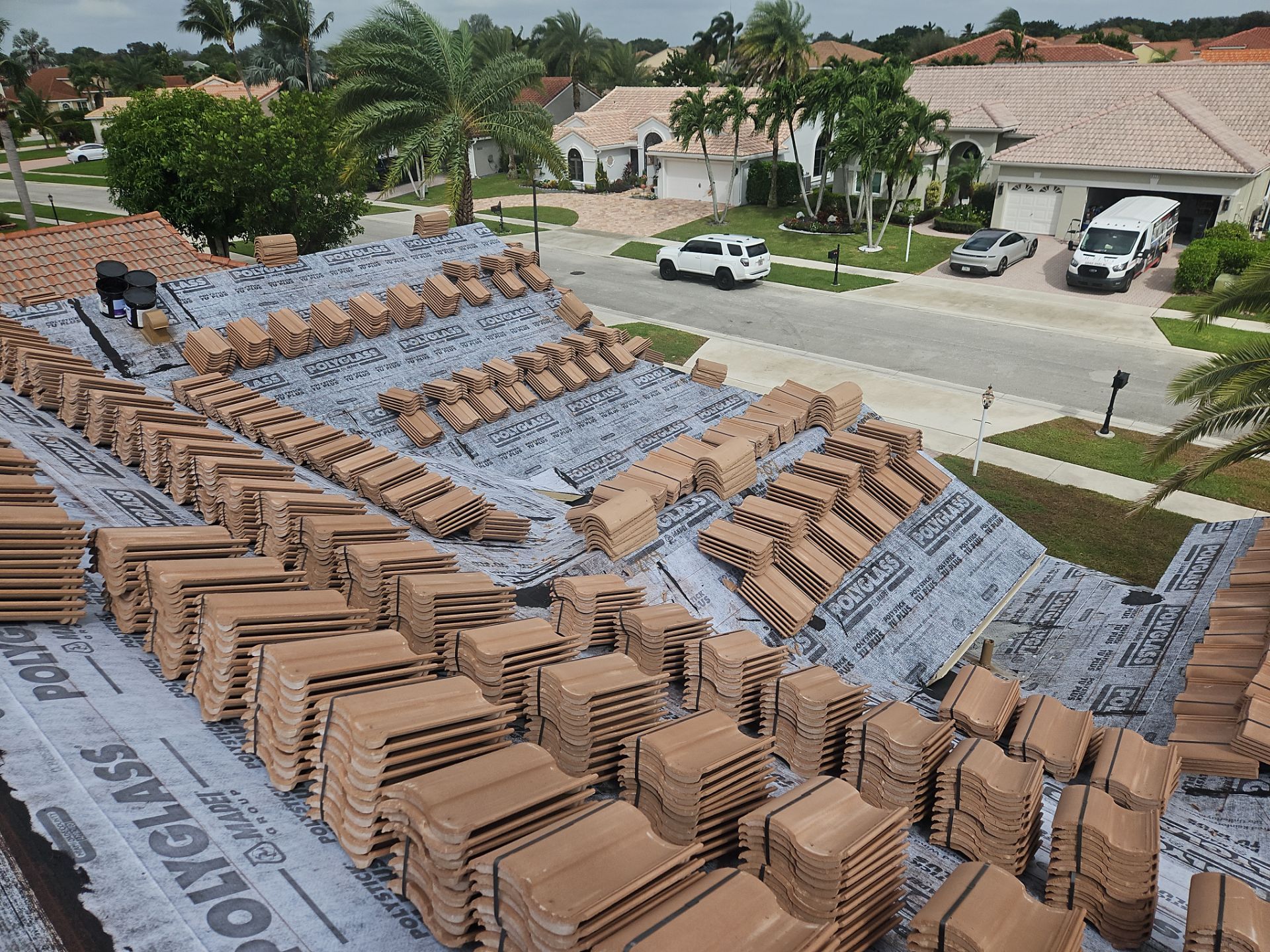 Residential Roofing Installation using Eagle Roofing Tile by BLUES BROTHERS ROOFING