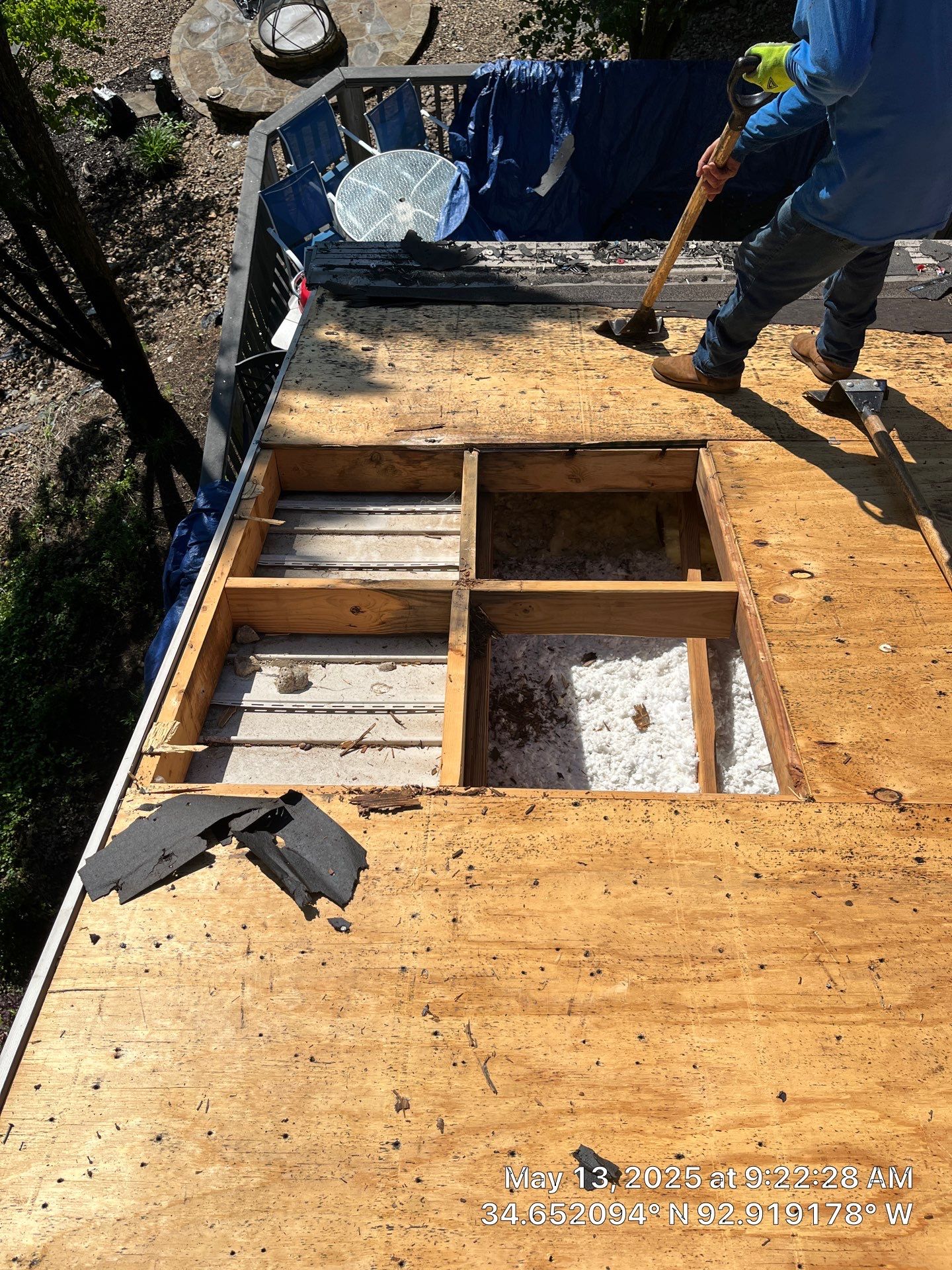 Architectural Shingle Roof Replacement and Skylight Installation in Hot Springs Village by Temple Roofing and Exteriors