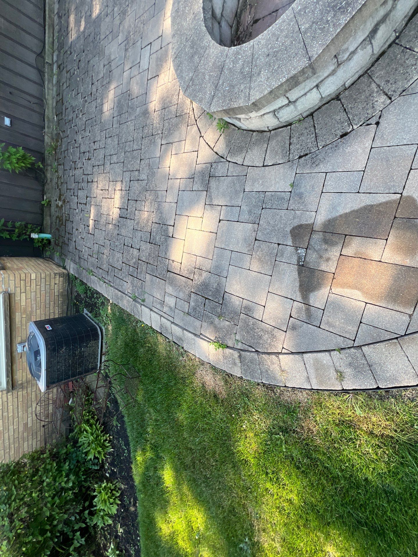Brick Paver cleaning and sealing by Northern Power Washing LLC.