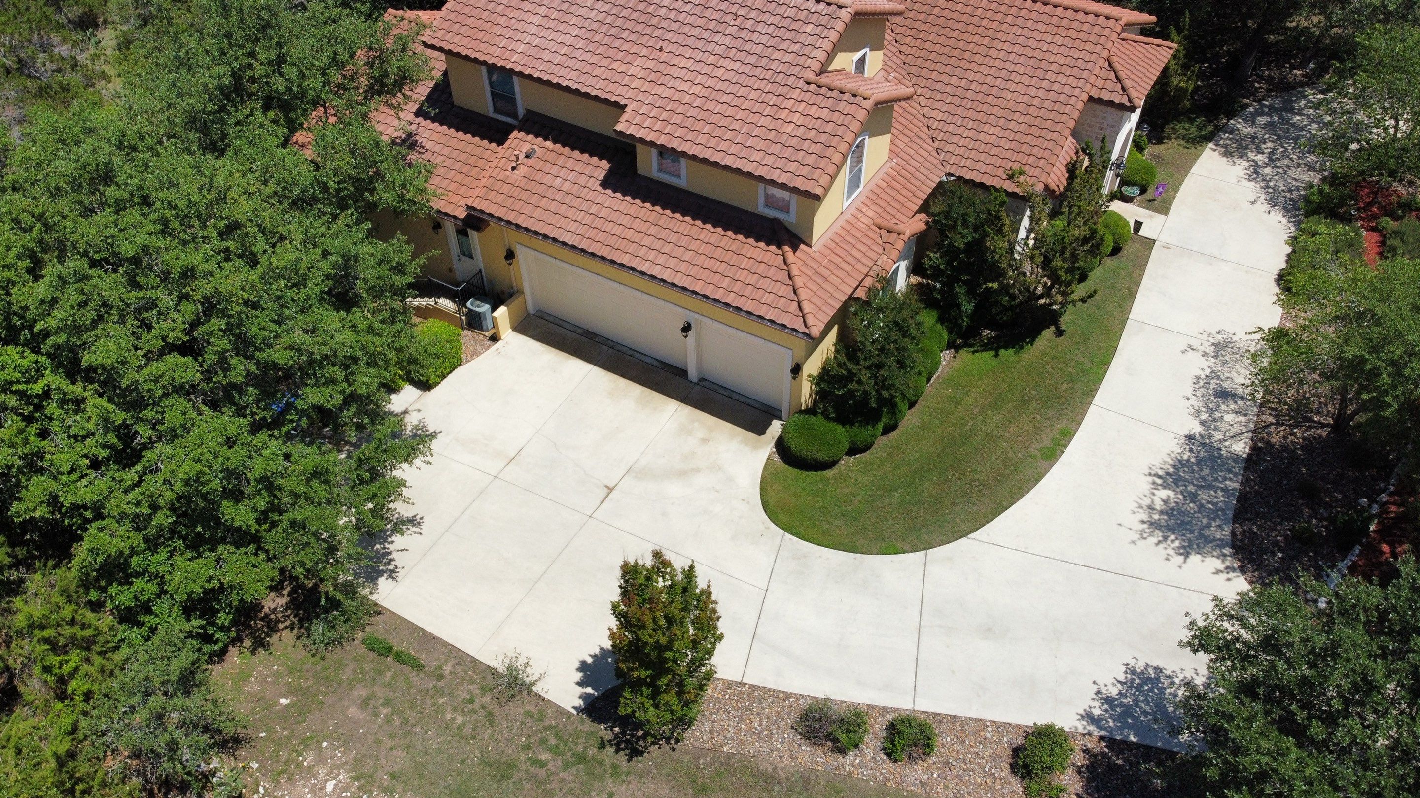 Tile Roof Wash Project in San Antonio by Bright Choice