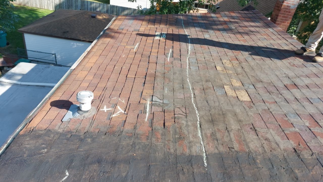 Roof replacement and interior repair by wind damage by Just Brilliant Restoration JBR
