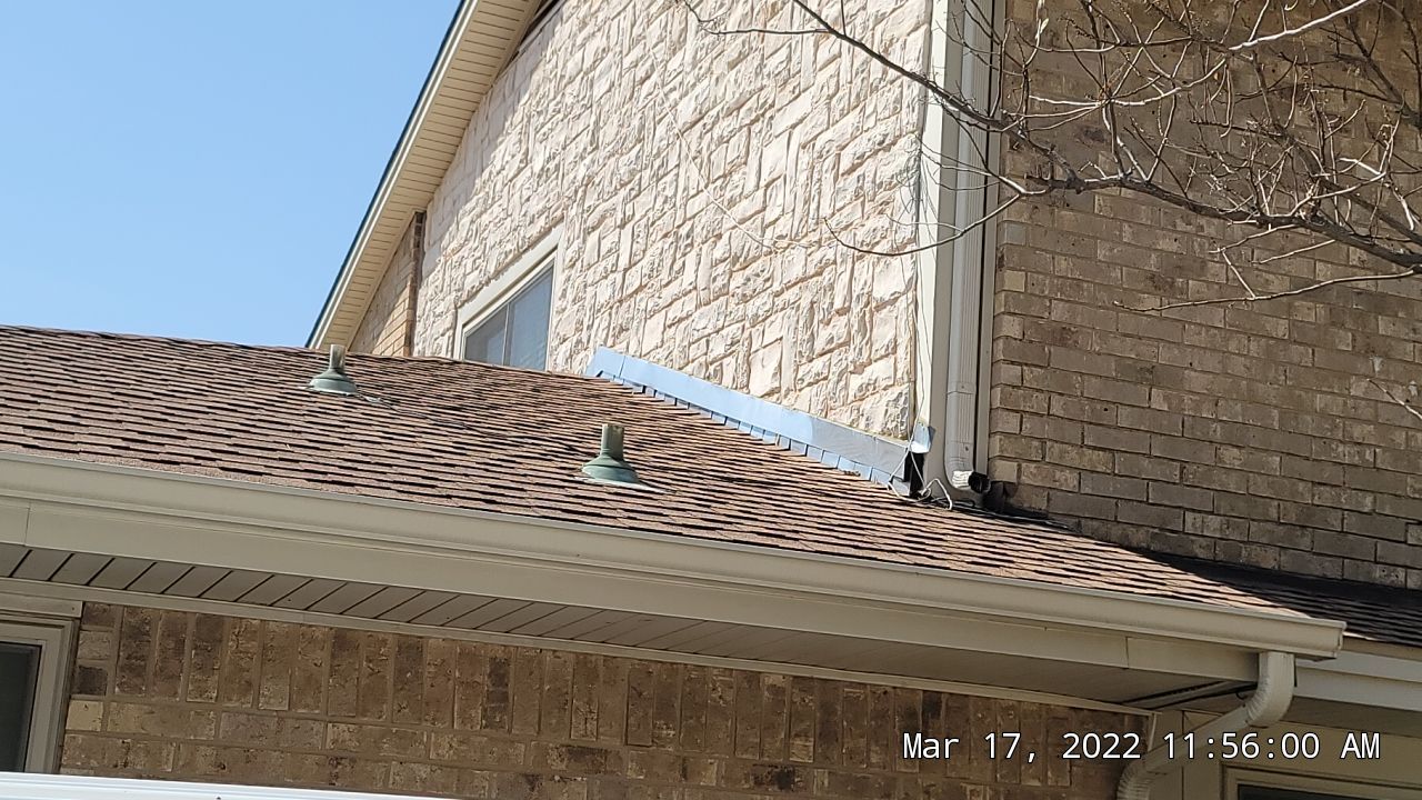 Leak Repair over Master Bedroom and Bathroom by Tex-Line Roofing