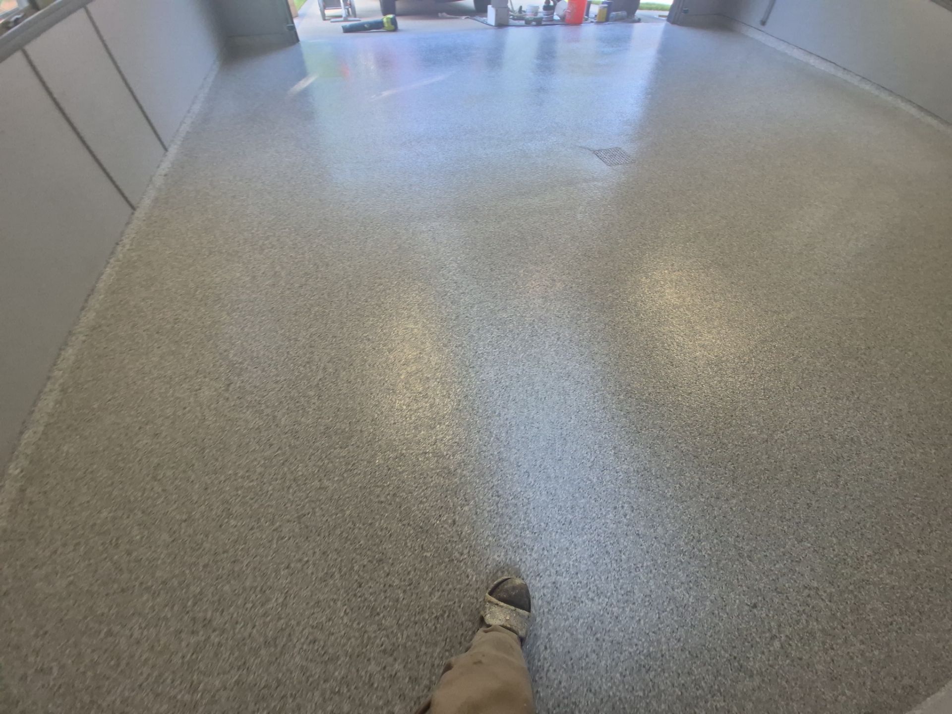 Project in Linwood by Wise Coatings of Central Michigan