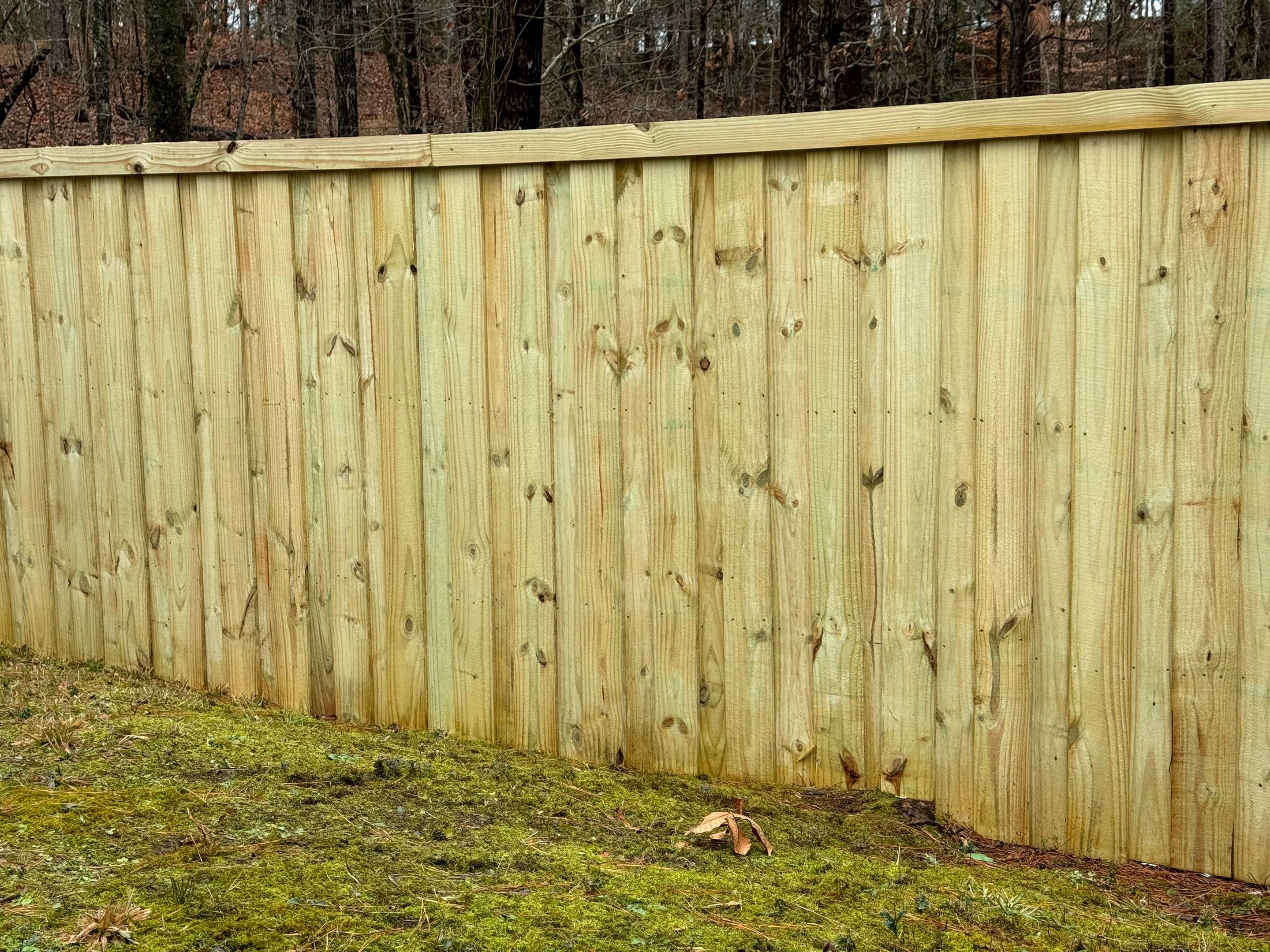 Brookview Highlands - Fence by Pillar and Pine