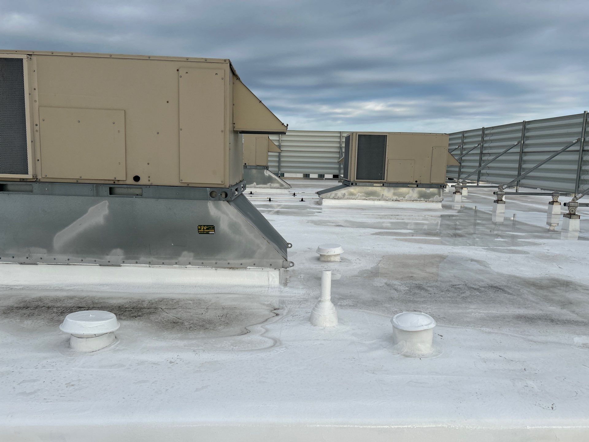 Kiddie Academy - Roof Coating by Fiddlers Roofing