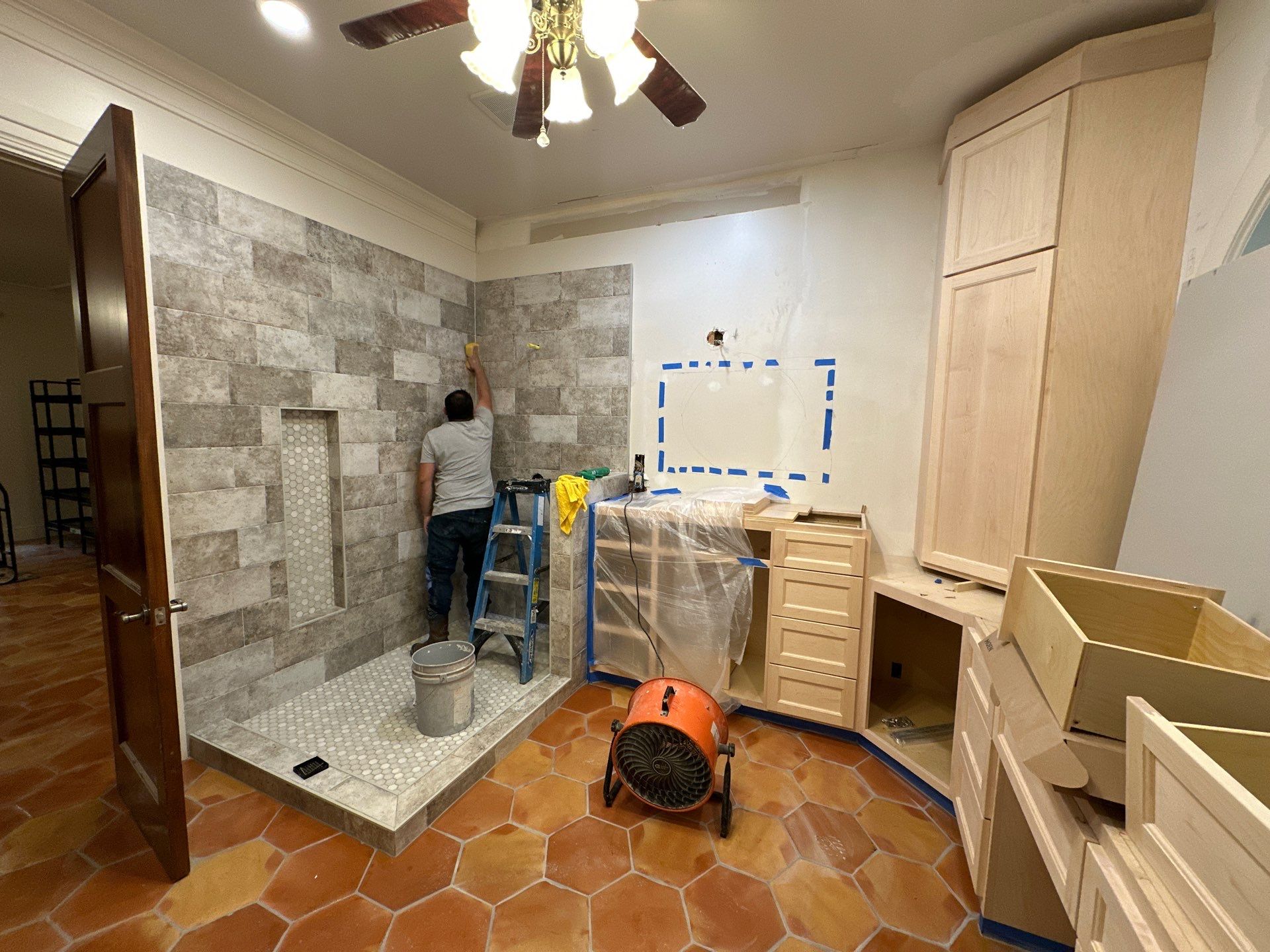 Bathroom Remodel and Flooring in Tomball, TX by SophAlx LLC