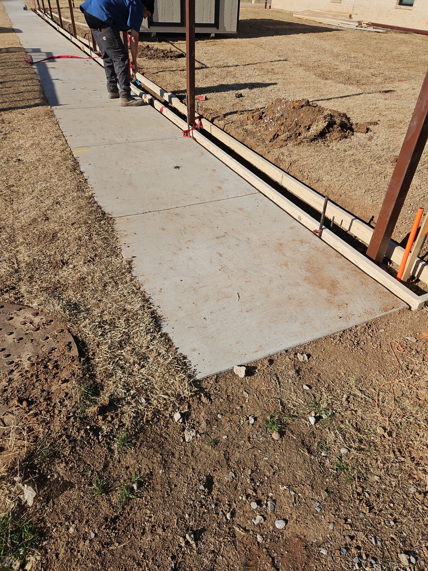 Concrete Sidewalk And Footer by Clays Services Inc