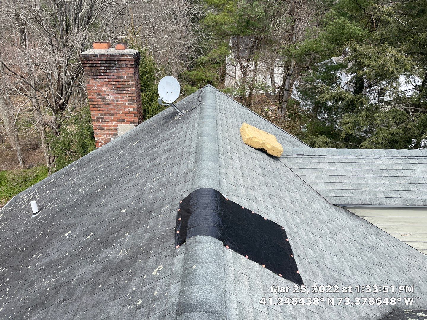 Residential Roofing Installation using onyx black by A Plus Exterior