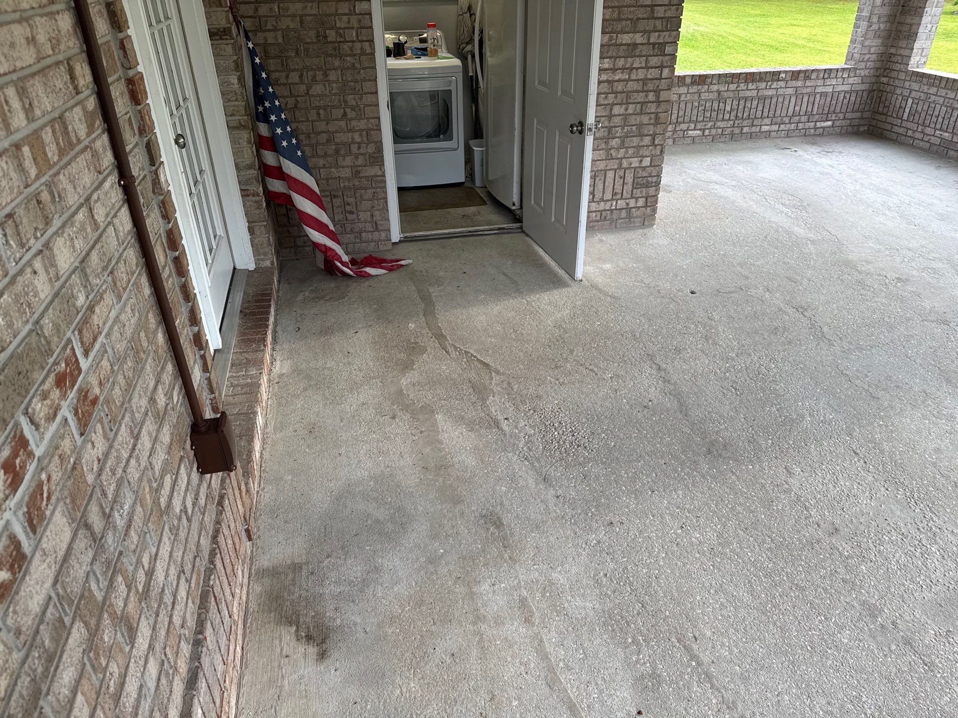 Patio Project in Lake City, FL in Pebble Beach by Cross Creek Concrete Coatings