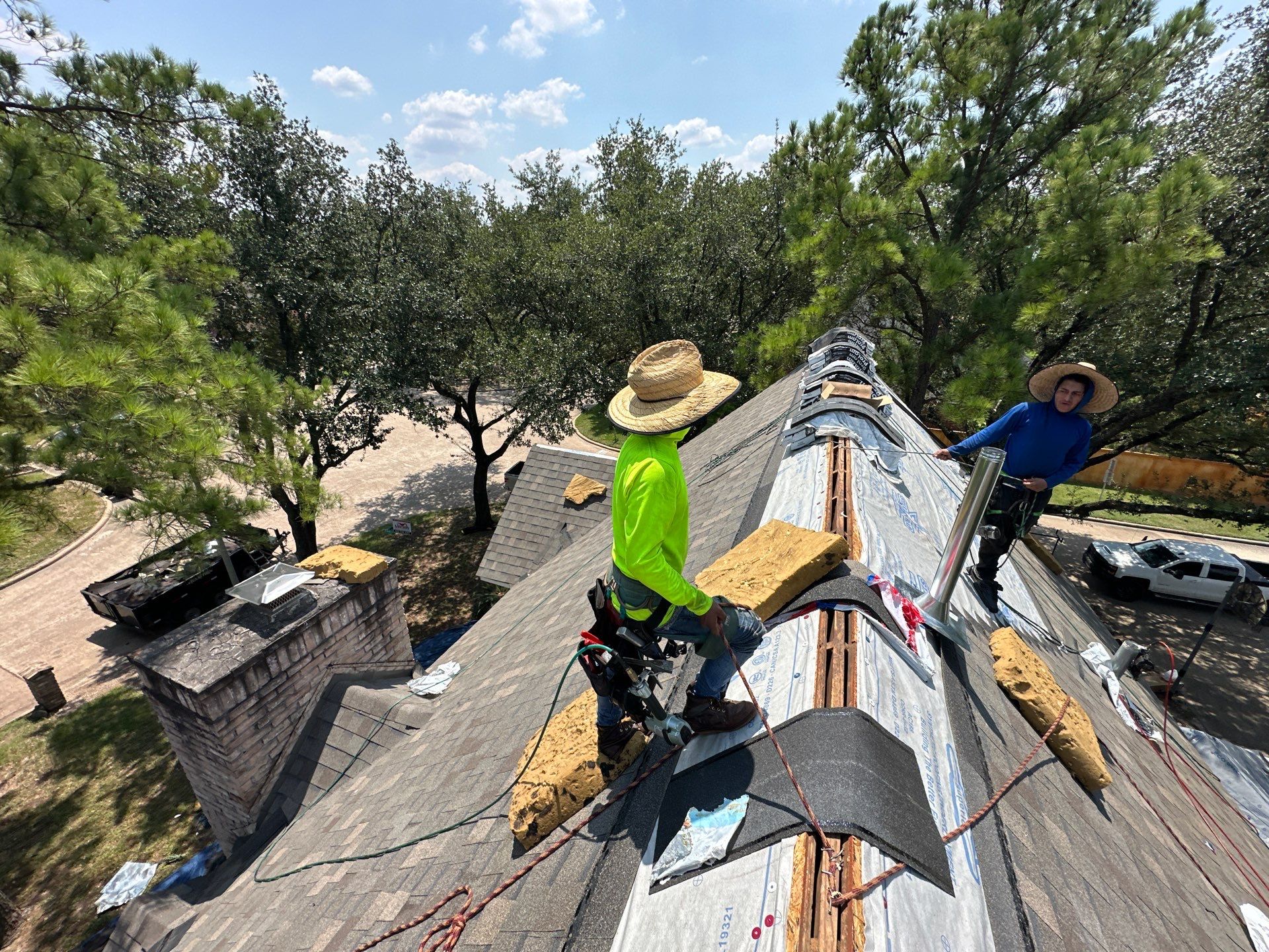 Project in Houston by Motion Roofing