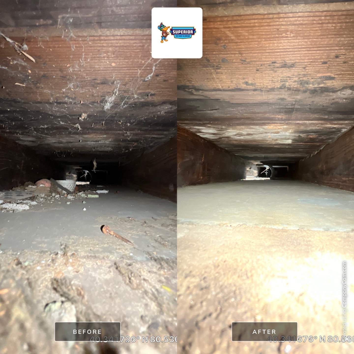 Air Duct Cleaning With a Vacuum Truck in Colliers, WV by Superior Air Duct Cleaning
