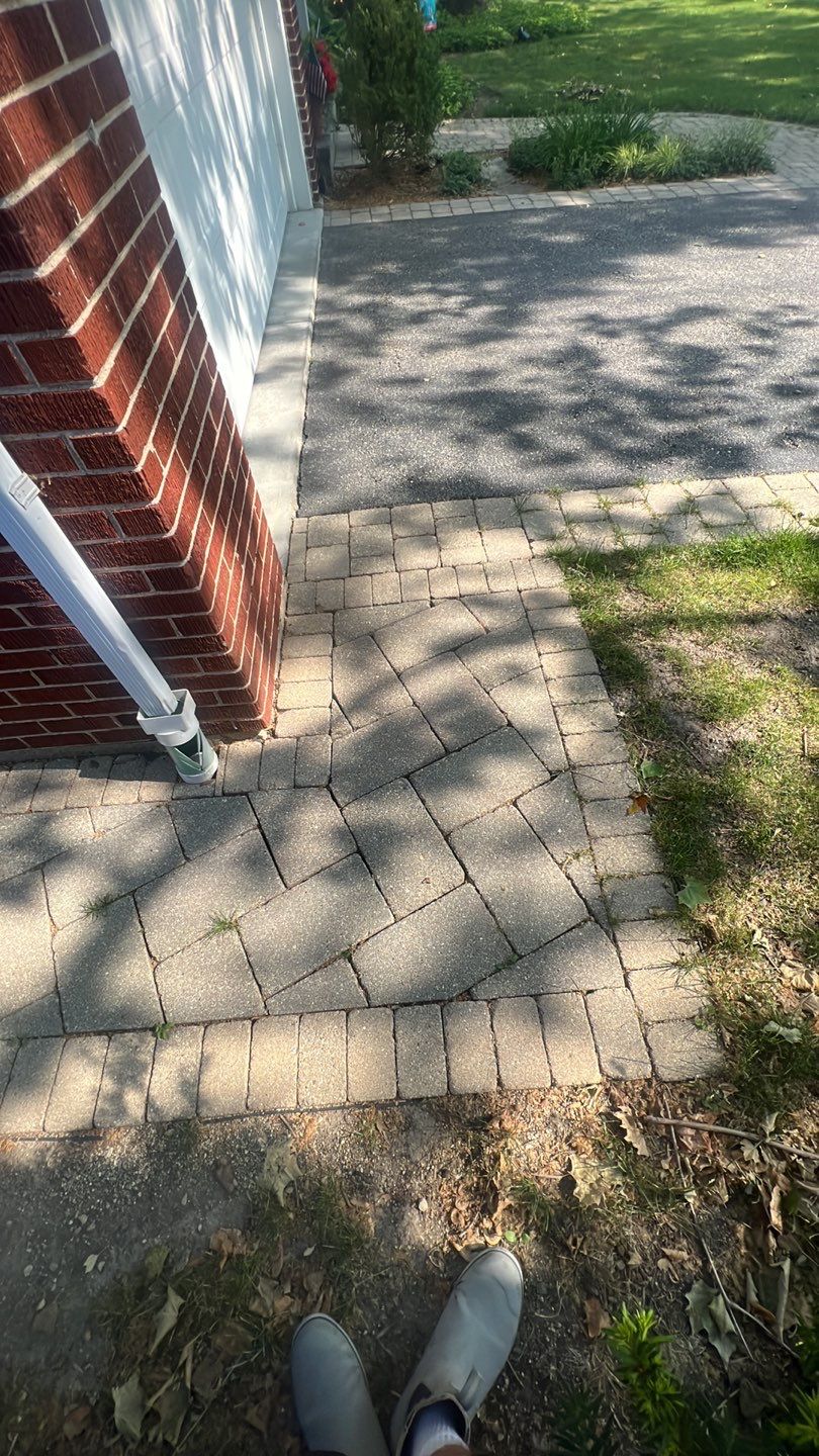 Brick paver clean, sand and seal.  using Surebond SB-1300 by Northern Power Washing LLC.