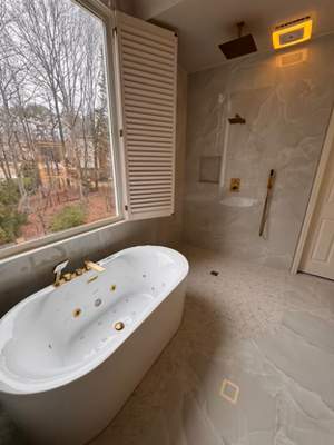 Master bathroom renovation