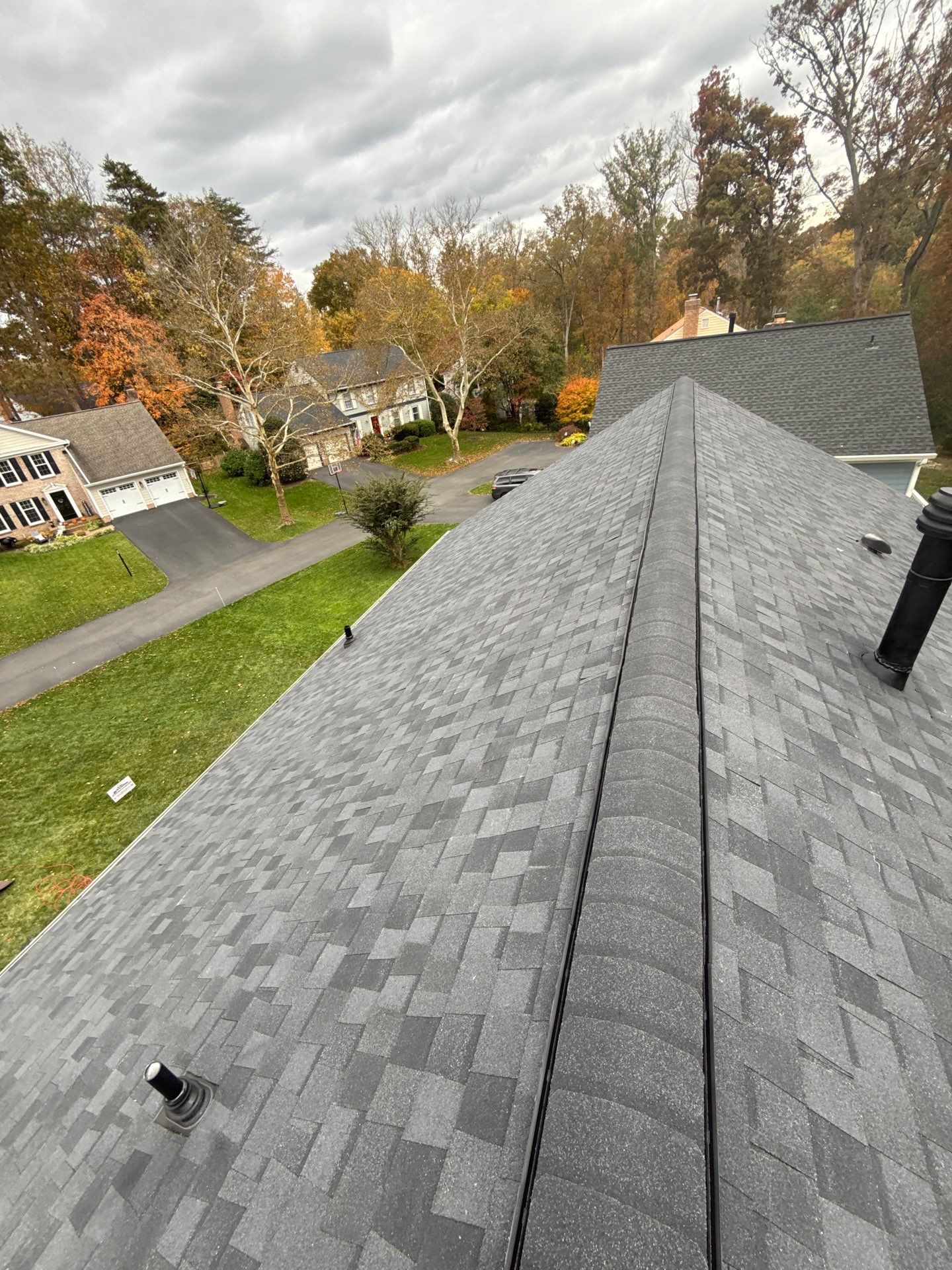 Alexandria :Residential Roof Replacement with CertainTeed Landmark Pro in Max Def Moire Black  by RM Banning, Inc.