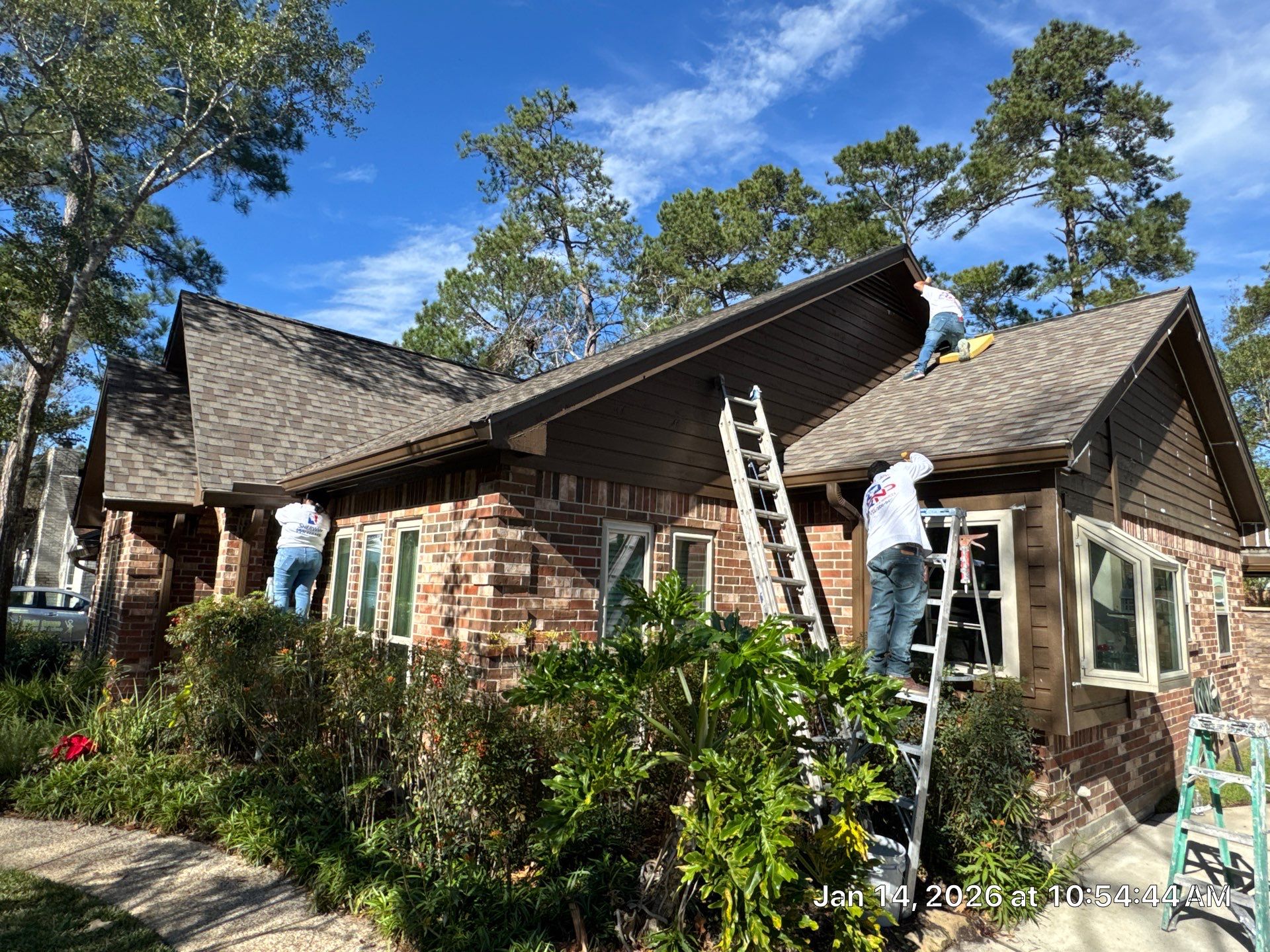 Exterior Siding Restoration and Painting Project in Spring, Texas by Rolling Nations
