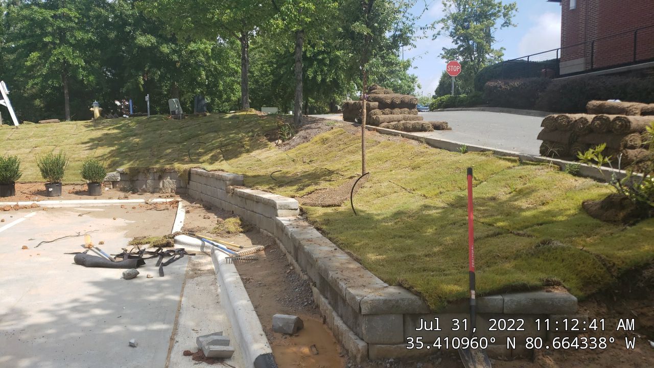 Harris Teeter Fuel Station Project Concord NC - (Commercial) by Carolina-Metro Landscape, Inc