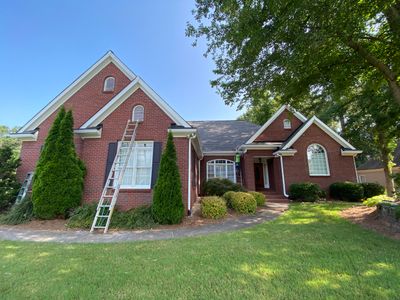 Residential Exterior Trim and Garage Door Painting in Acworth