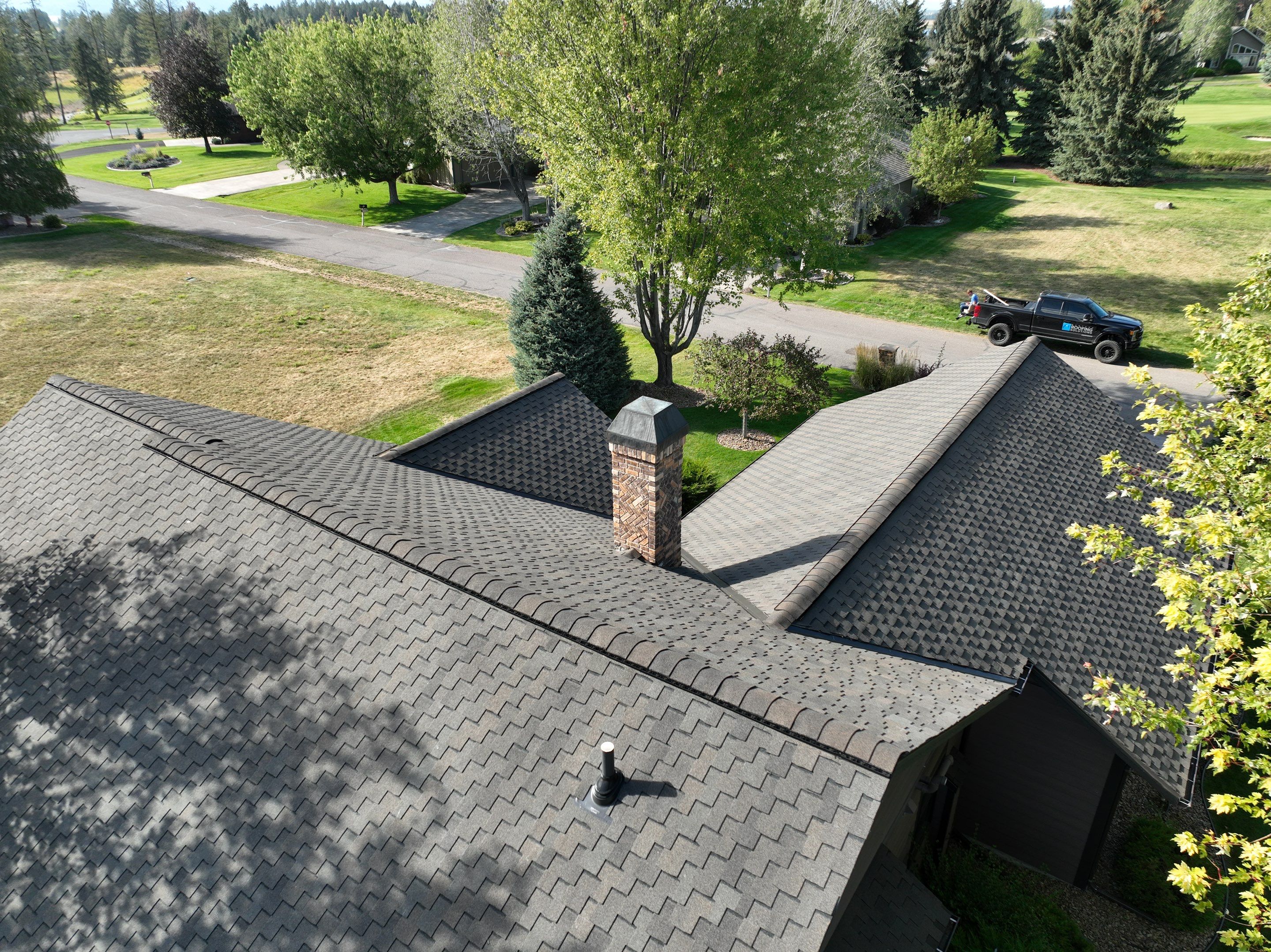 GAF Grand Sequoia - Autumn Brown Blend  by Montana Roofing Solutions