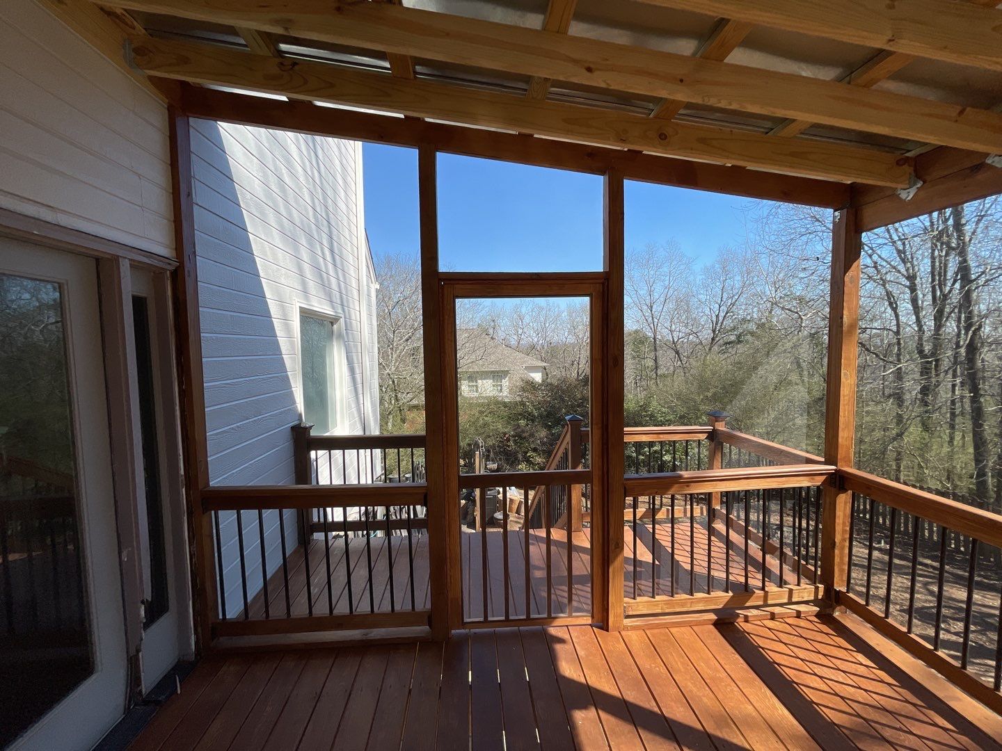 Balmoral Estates Screened Deck  by Pillar and Pine