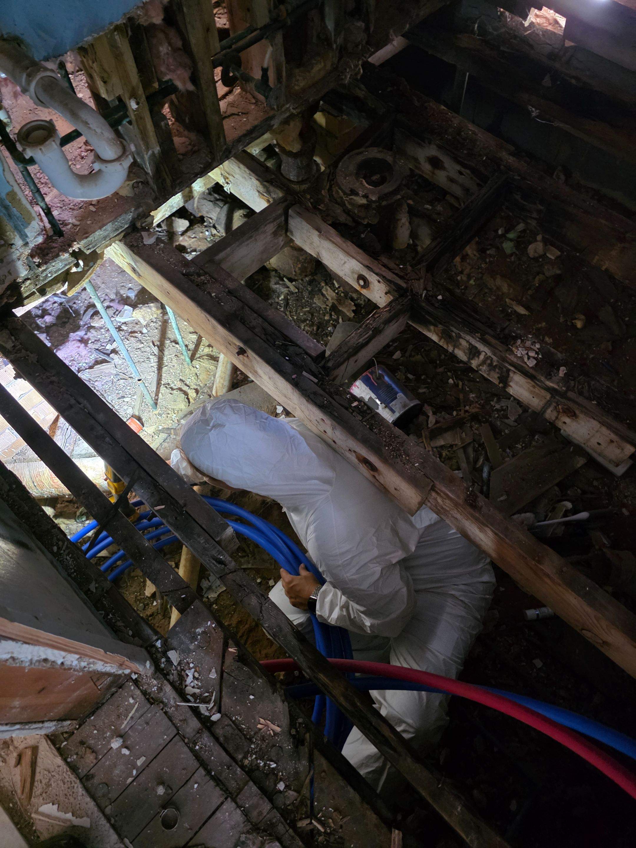 Restoration of an abandoned home - Project in Midland, TX by Harden Enterprise Services LLC