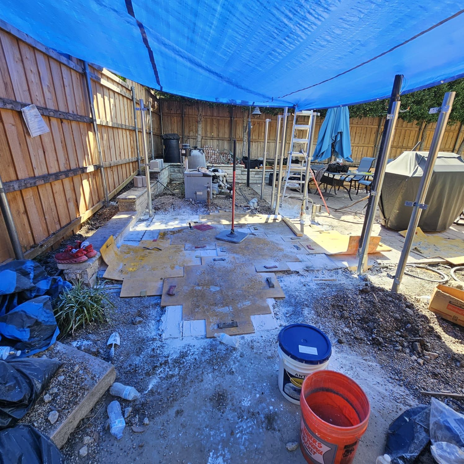 Fence & Concrete Patio by EL-GC LLC 