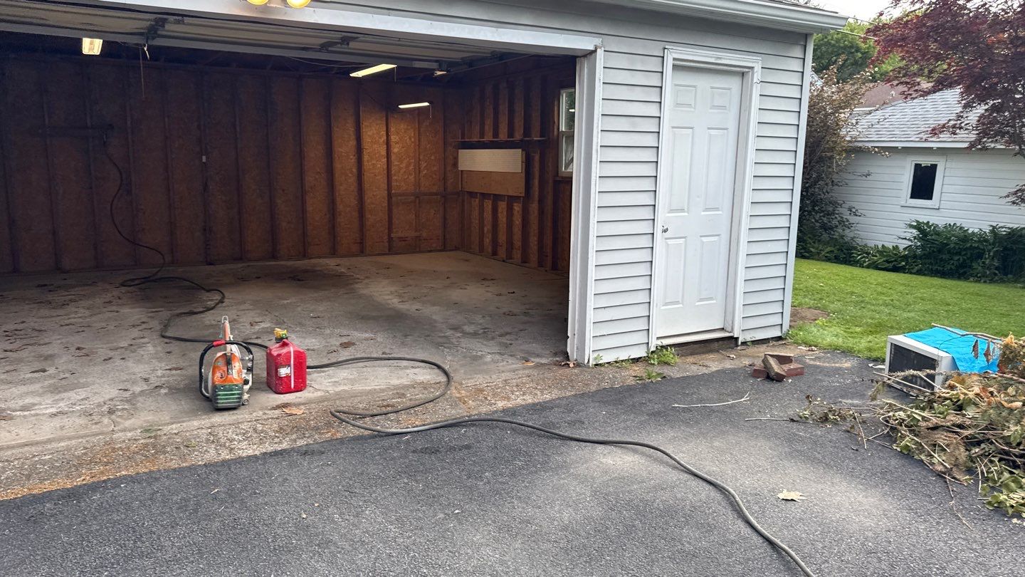 Concrete garage floor replacement  by NG Masonry & Construction LLC