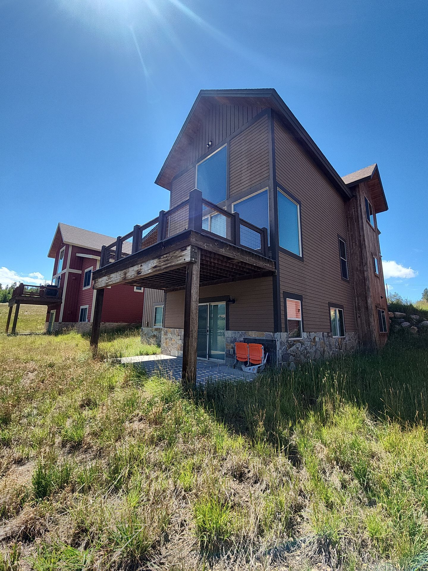 Exterior Painting Using Stain by Wheatley Creek Services